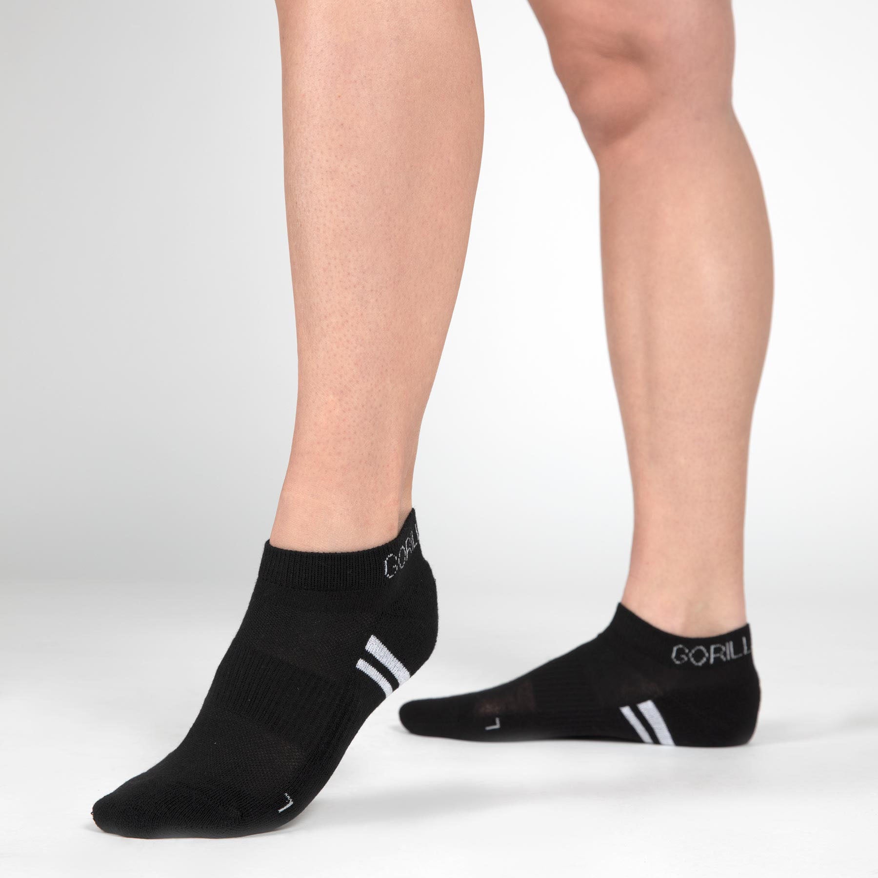 Gorilla Wear Quarter Socks 2-Pack, black