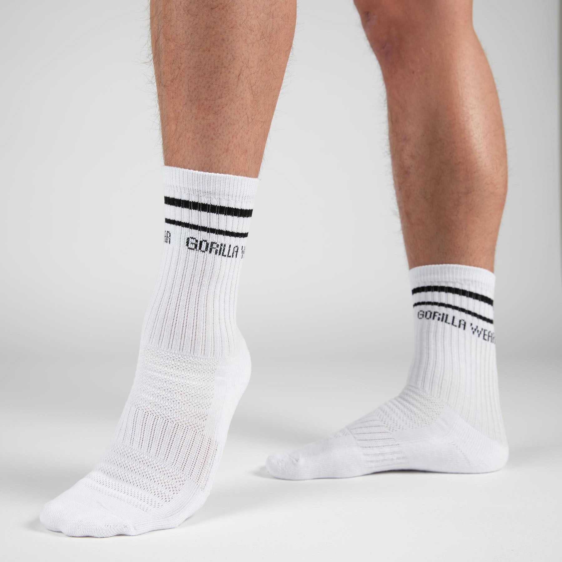 Gorilla Wear Crew Socks 2-Pack, white Gorilla Wear