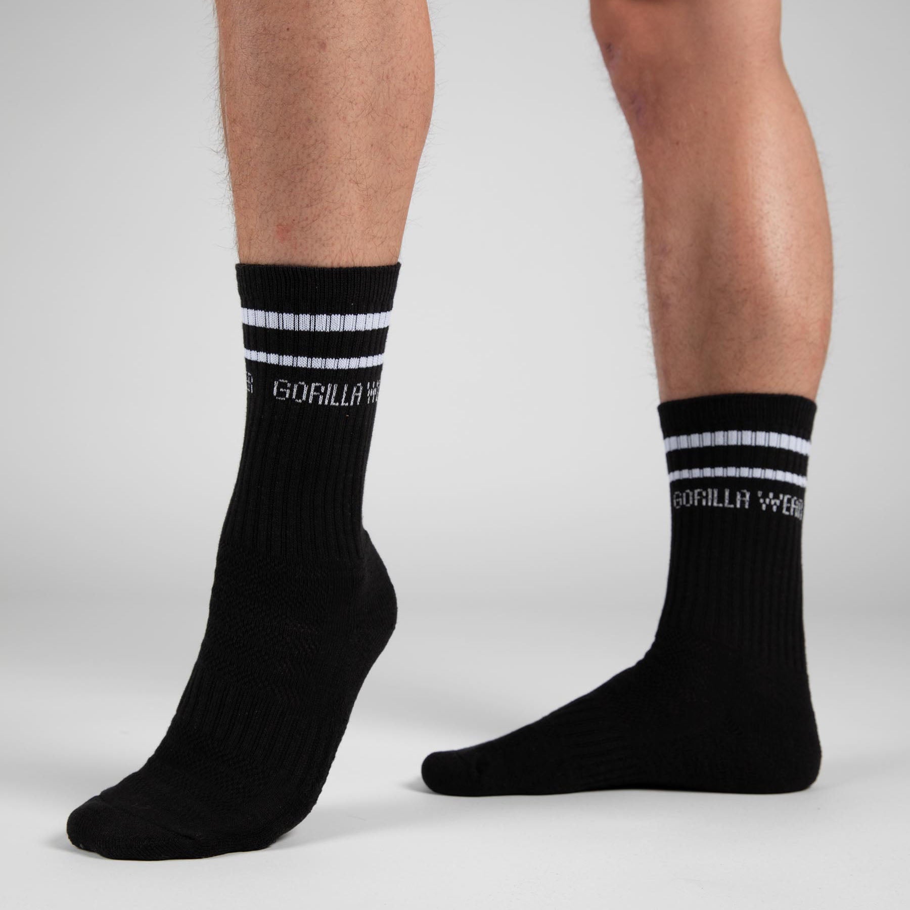 Gorilla Wear Crew Socks 2-Pack, black Gorilla Wear