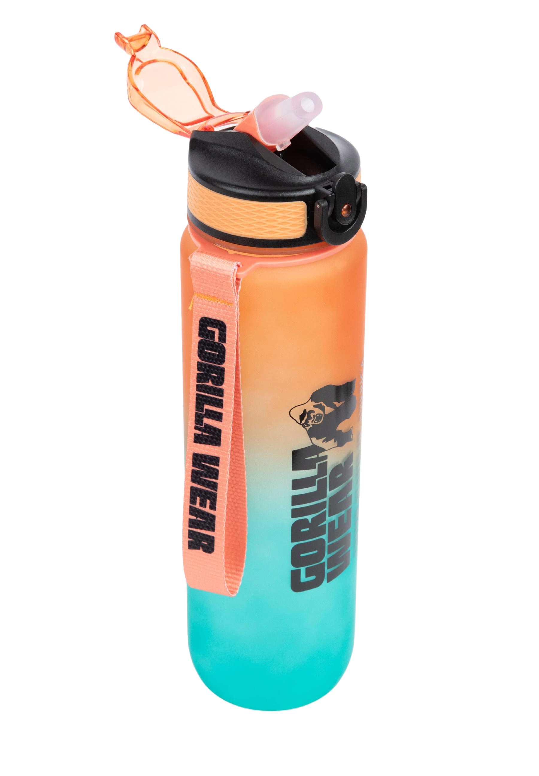 Gorilla Wear Gradient Water Bottle, green/orange Gorilla Wear