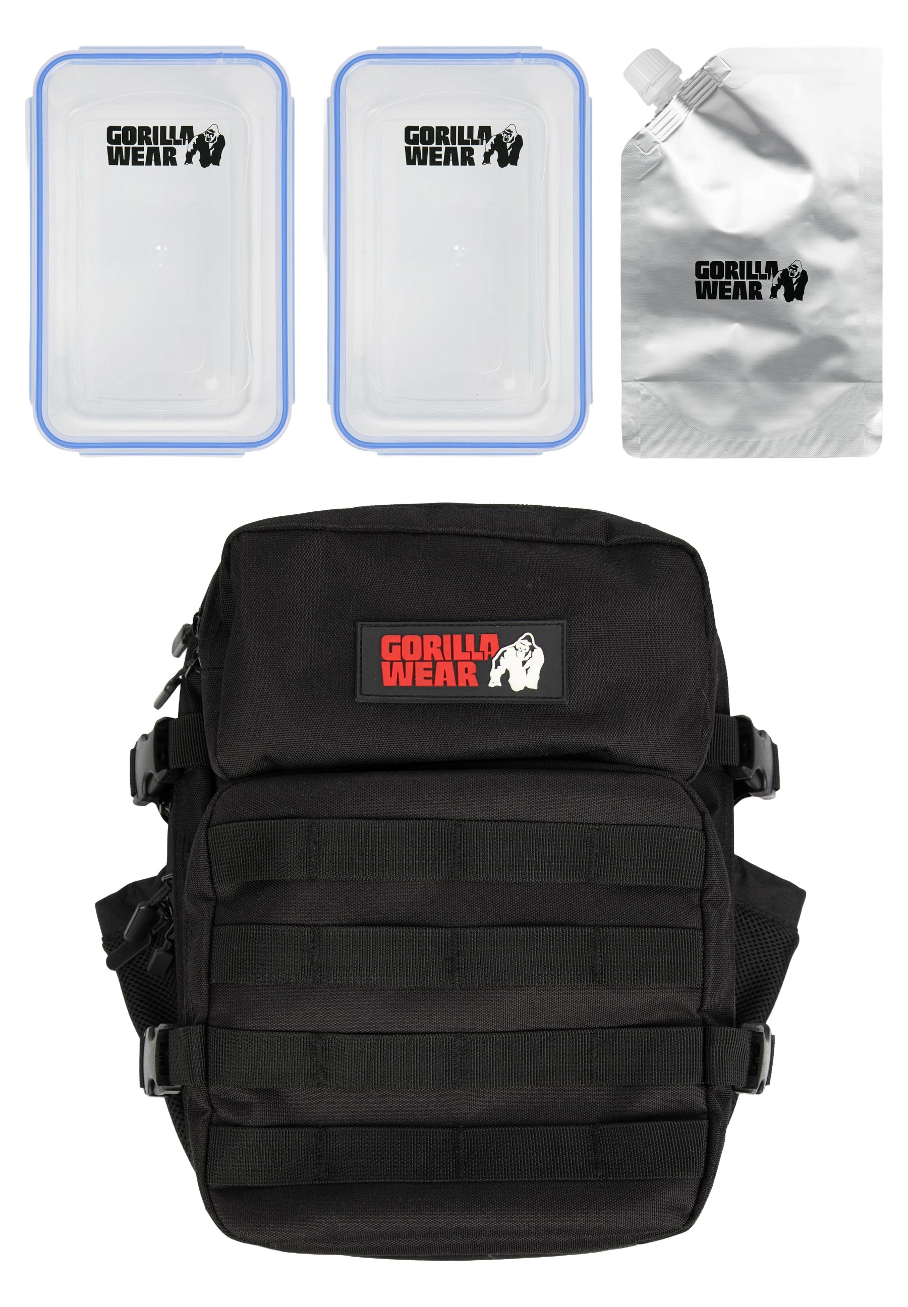 Gorilla Wear Clyde Meal Backpack, black Gorilla Wear