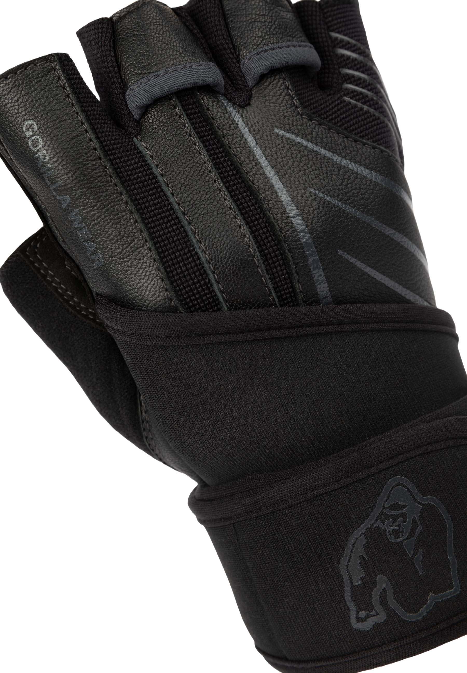 Gorilla Wear Dallas Wrist Wraps Gloves 2.0, black/grey Gorilla Wear