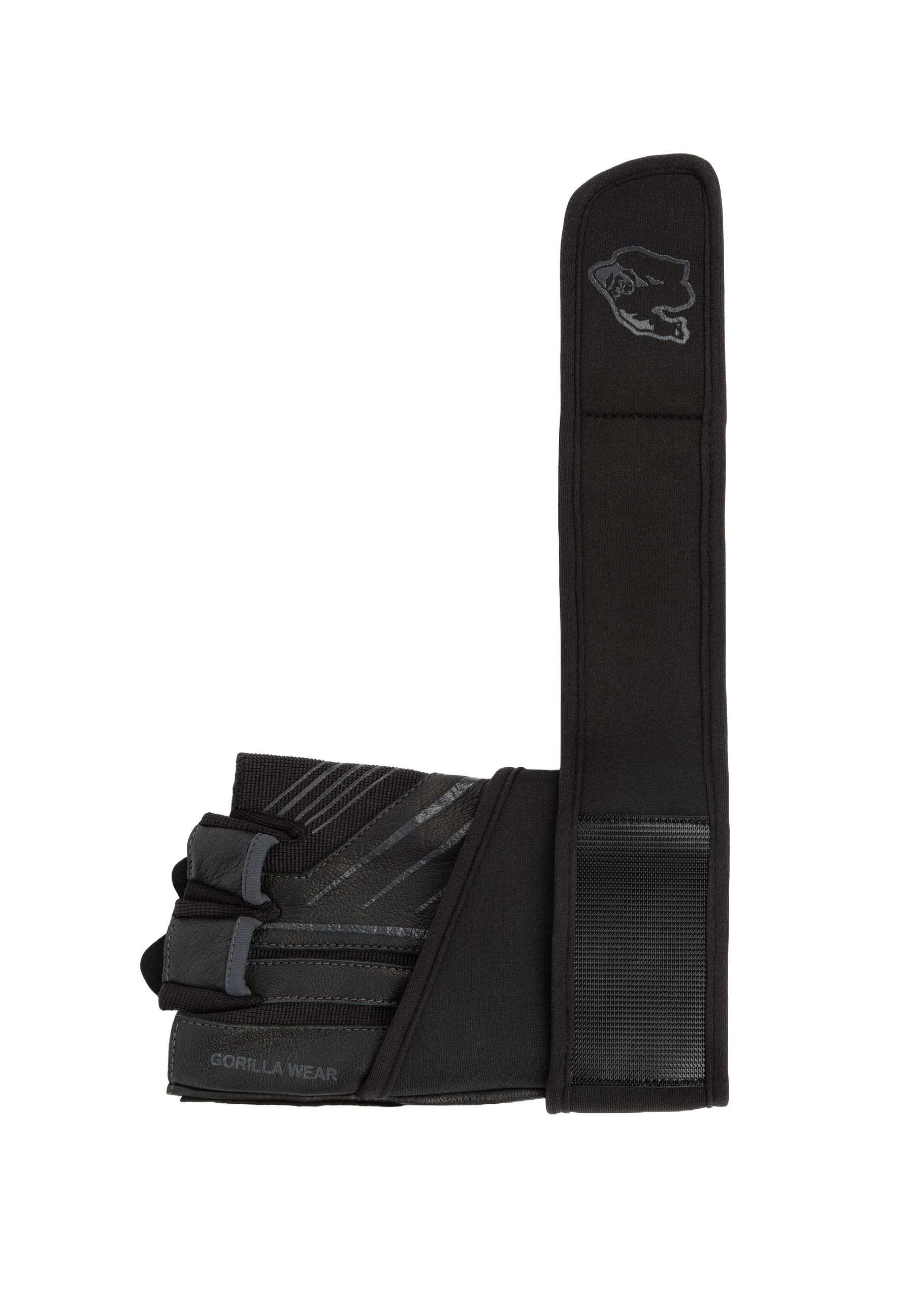 Gorilla Wear Dallas Wrist Wraps Gloves 2.0, black/grey Gorilla Wear