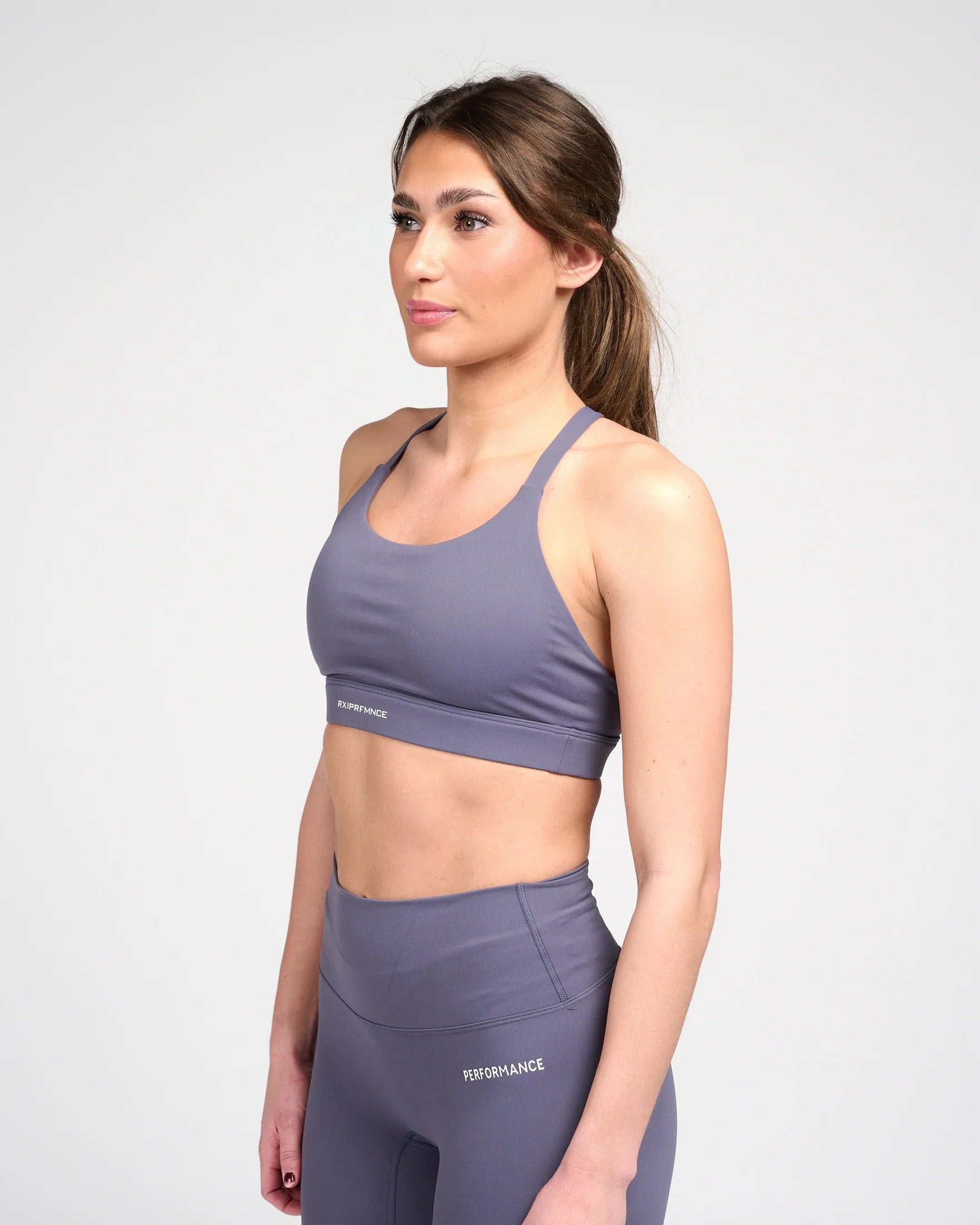 RX Performance Isabel Sport Bra Purple Navy RX Performance