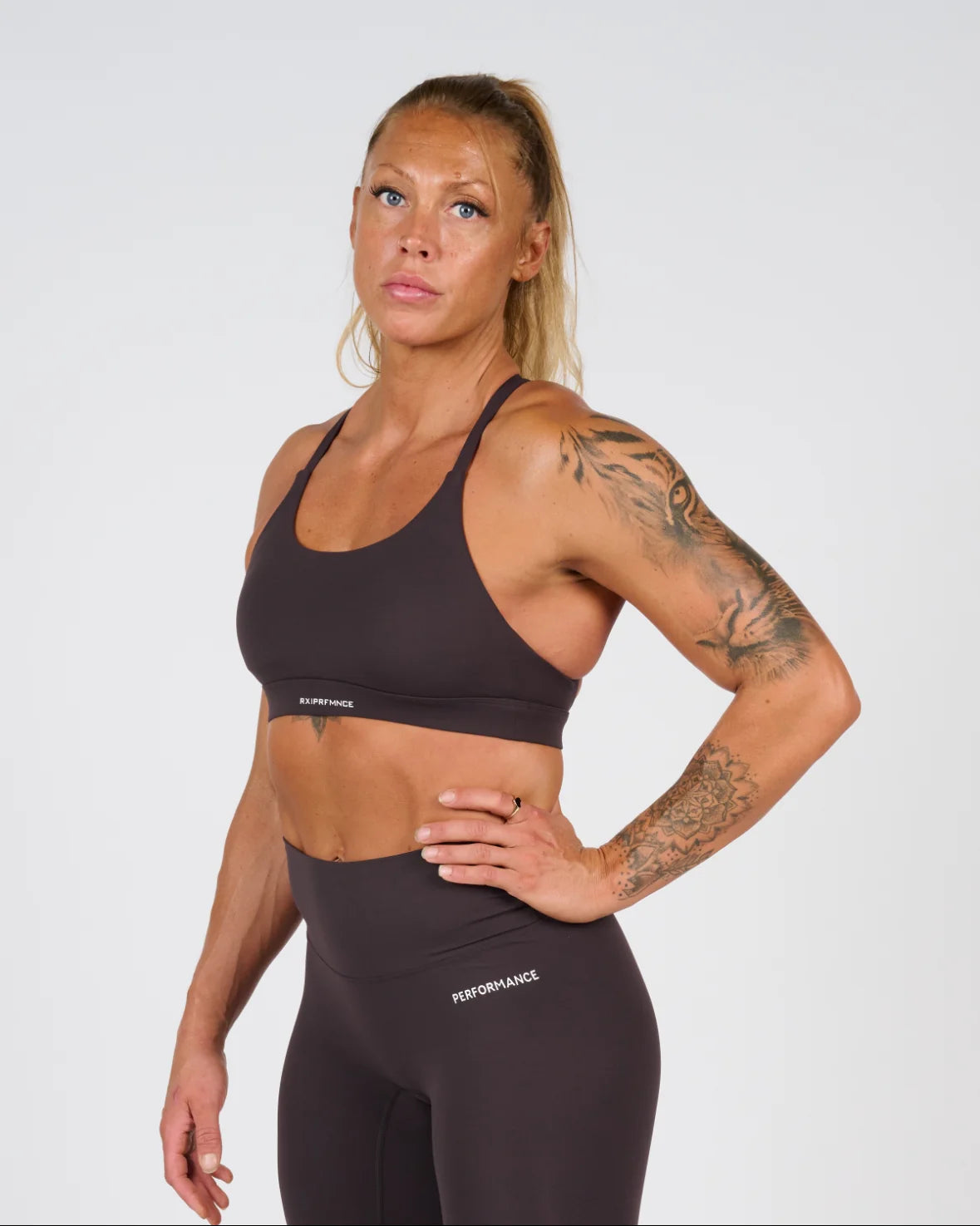 RX Performance Isabel Sport Bra Ash Brown RX Performance
