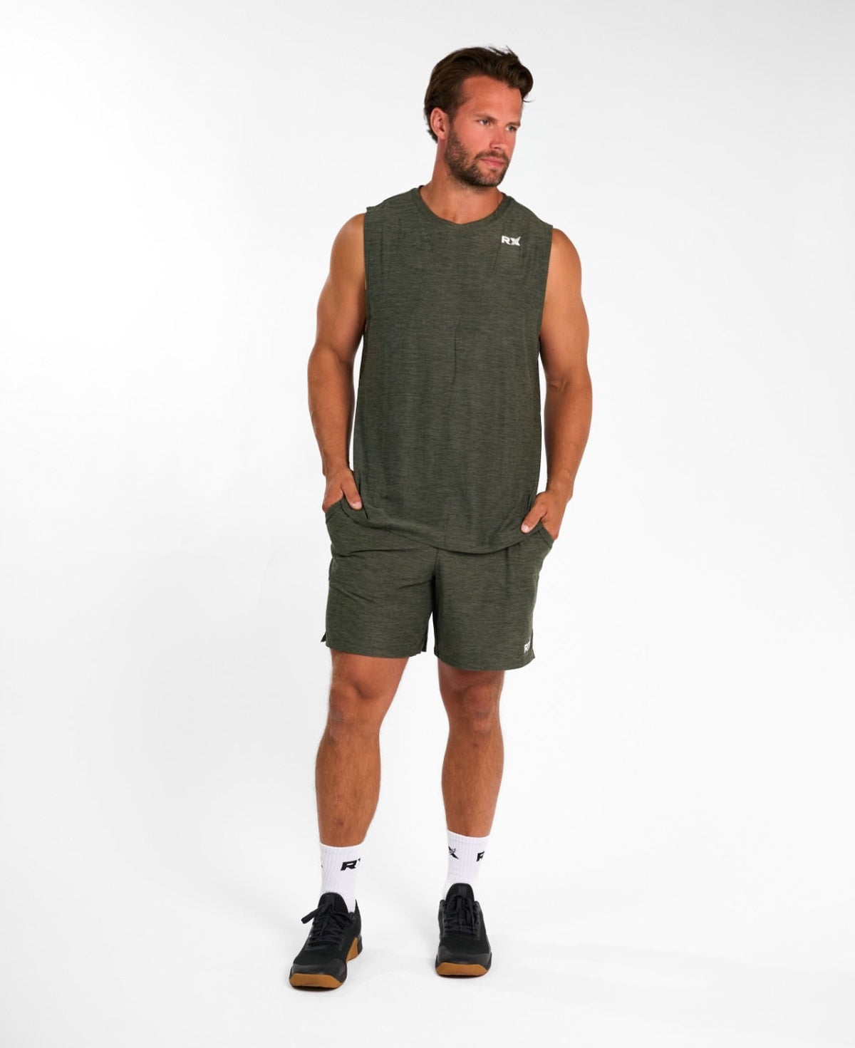 RX Performance Core Shorts Olive Night