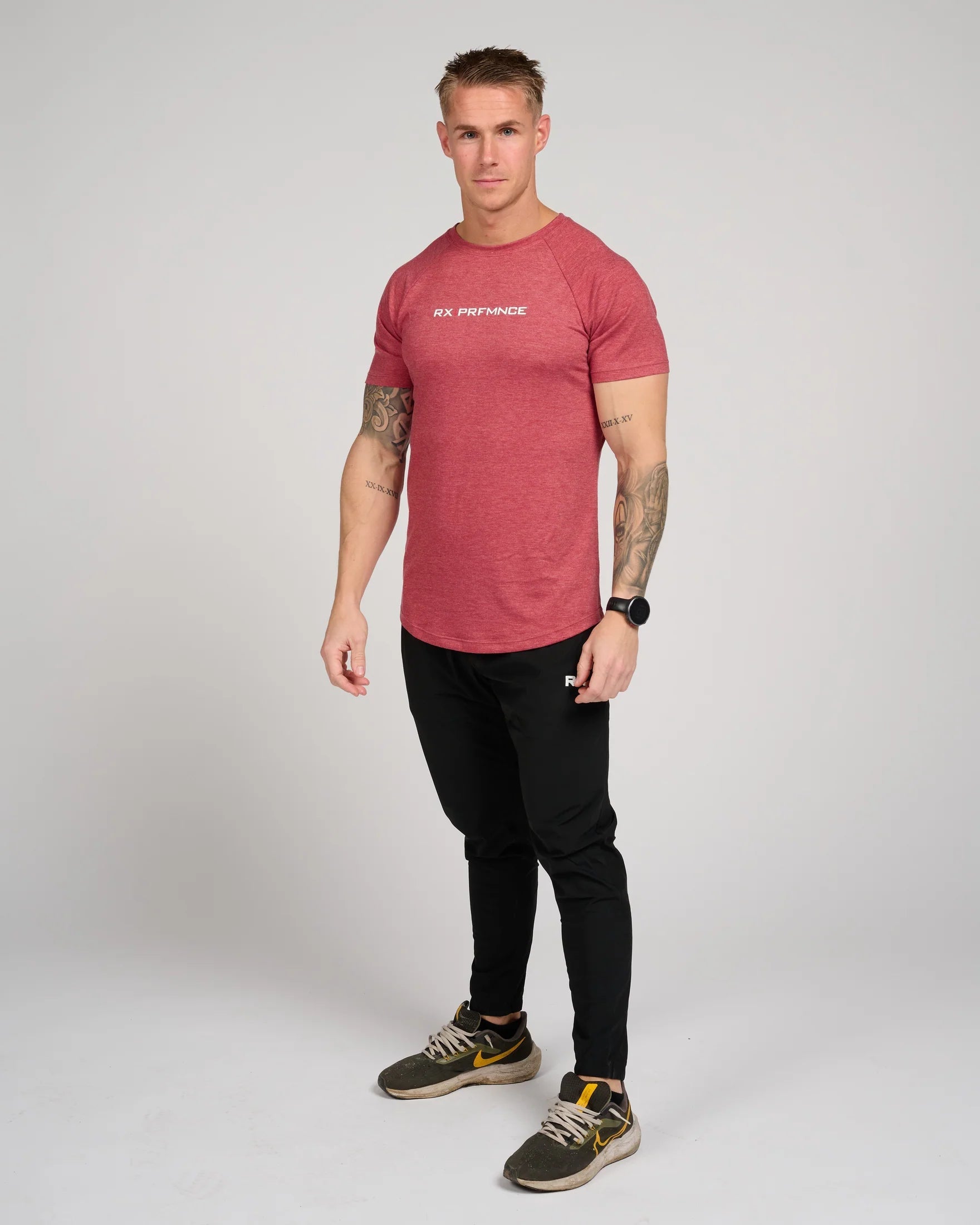 RX Performance Murph T-Shirt Melange Red RX Performance