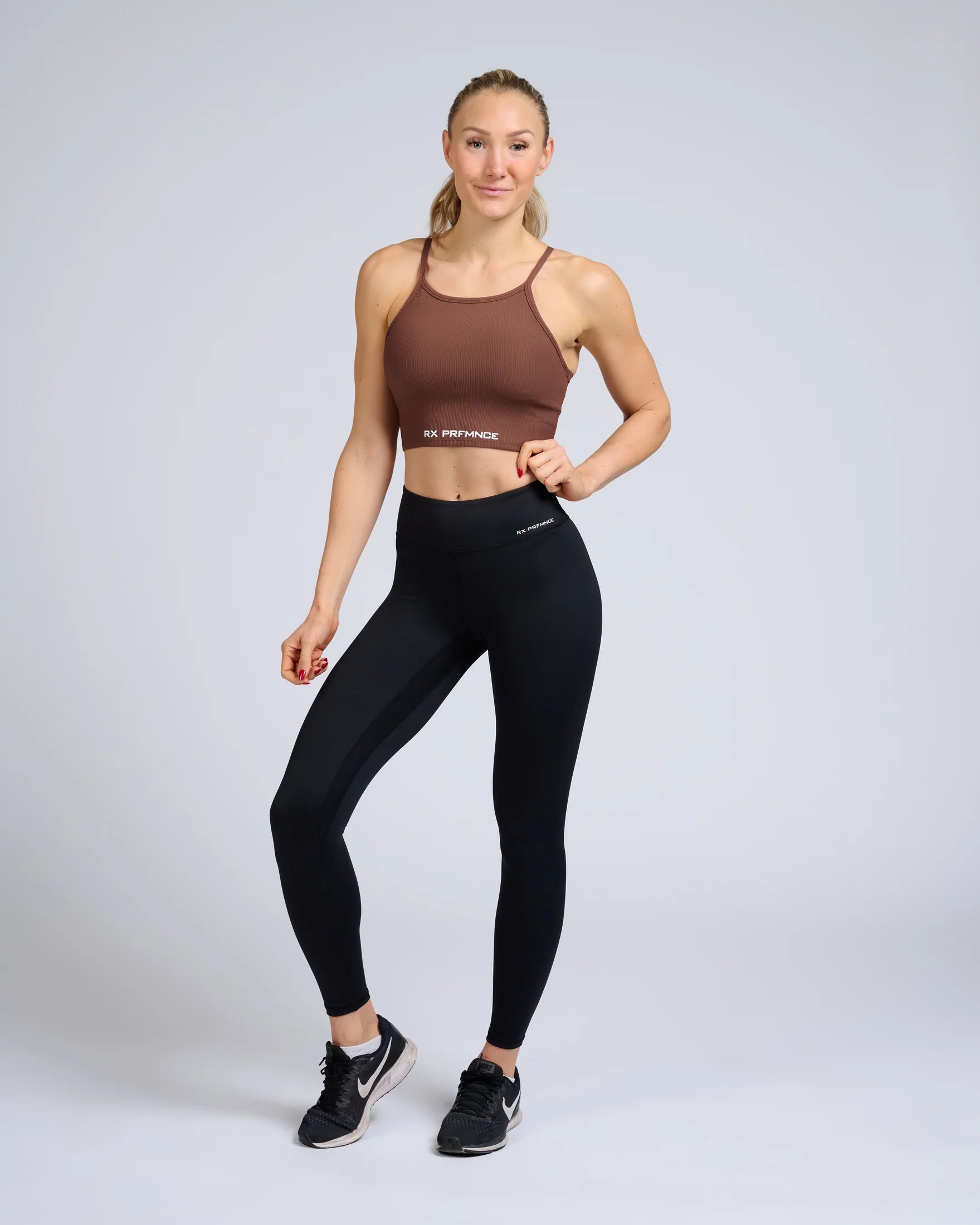 RX Performance Annie Crop Top Chestnut RX Performance