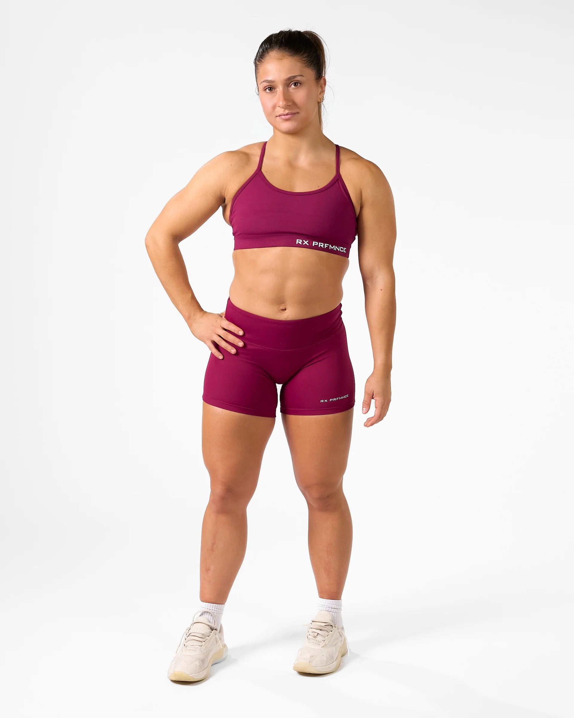 RX Performance Barbara Sport Bra Rasberry Red
