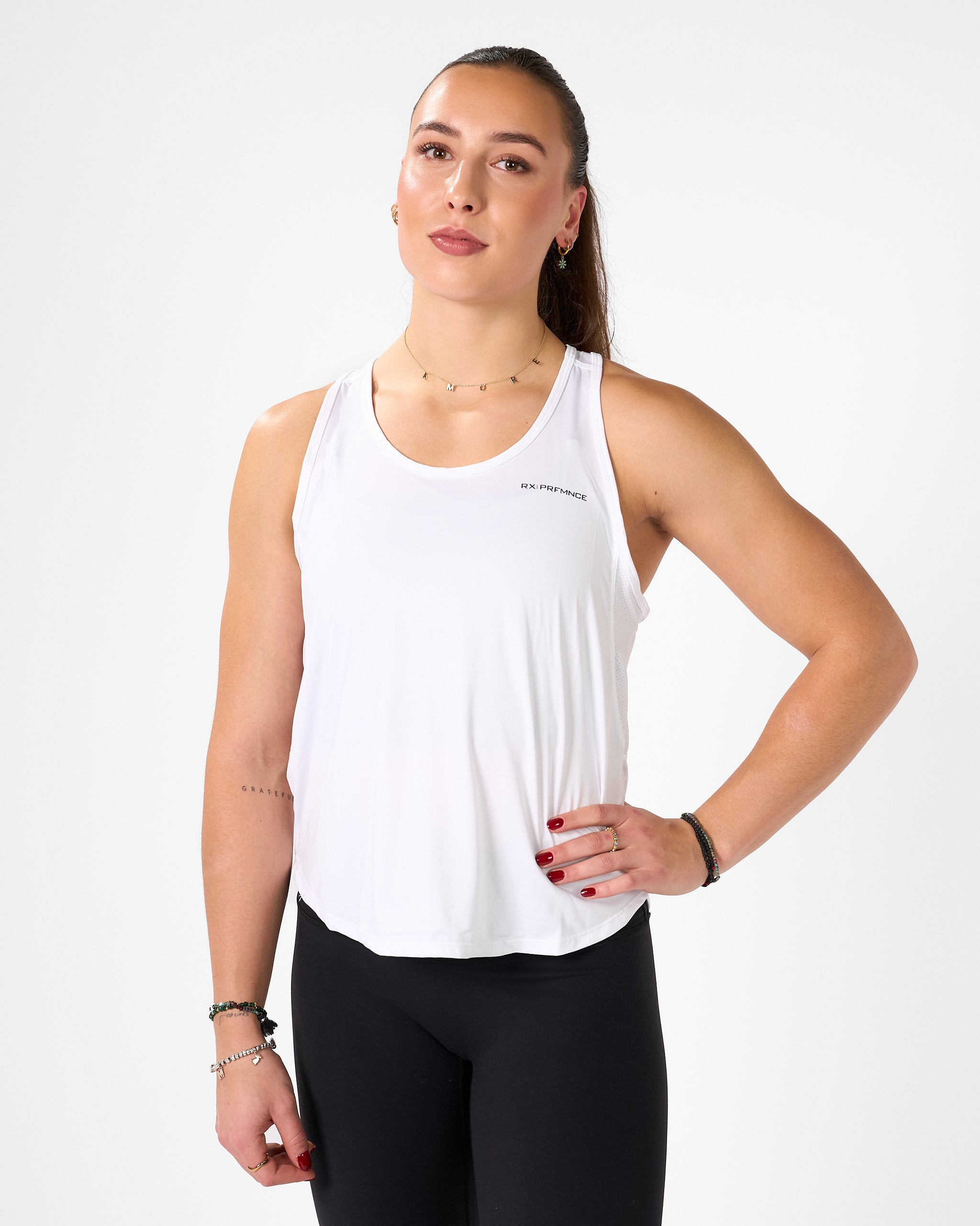 RX Performance Mary Tank Top White