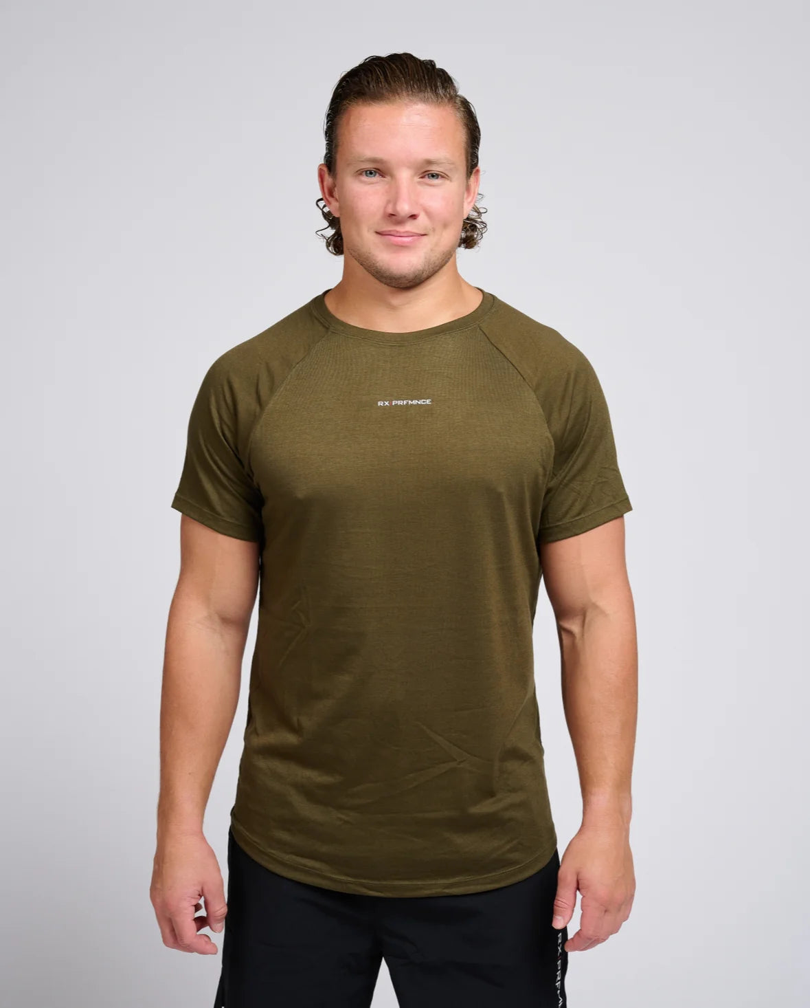 RX Performance T-Shirt Khaki Green RX Performance