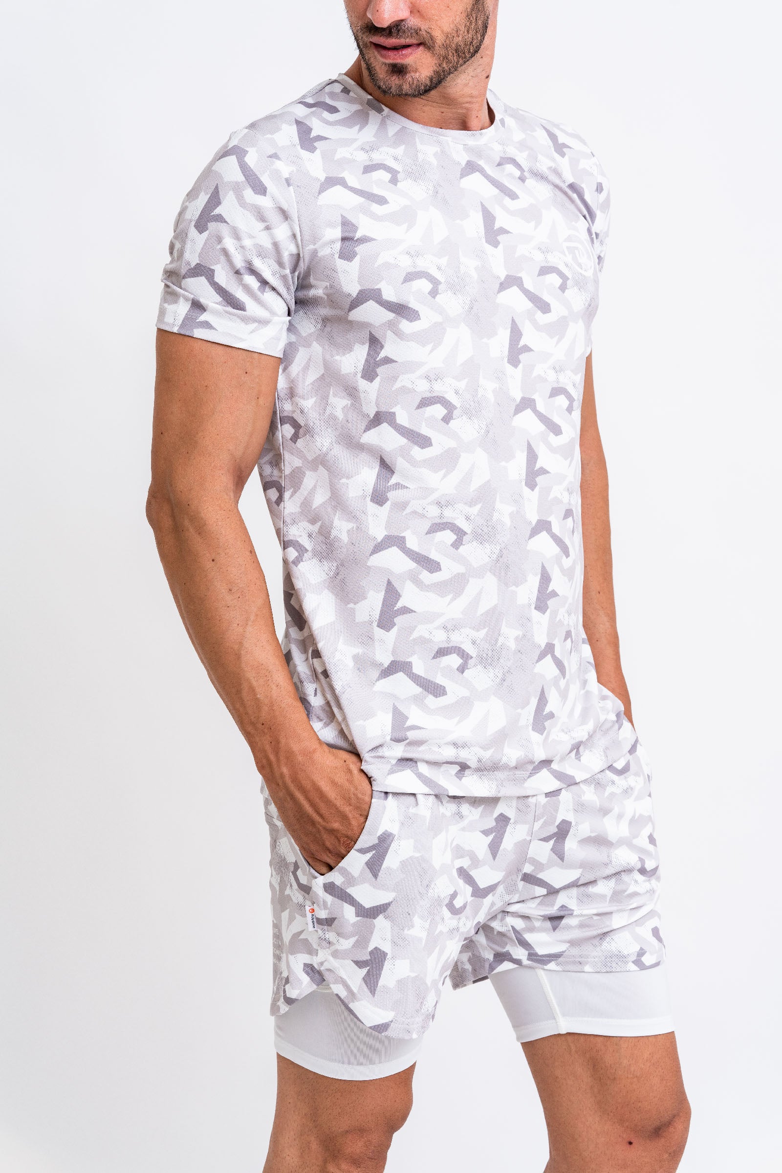 DOSE ATHLETIC Signature T-shirt Vit Camo