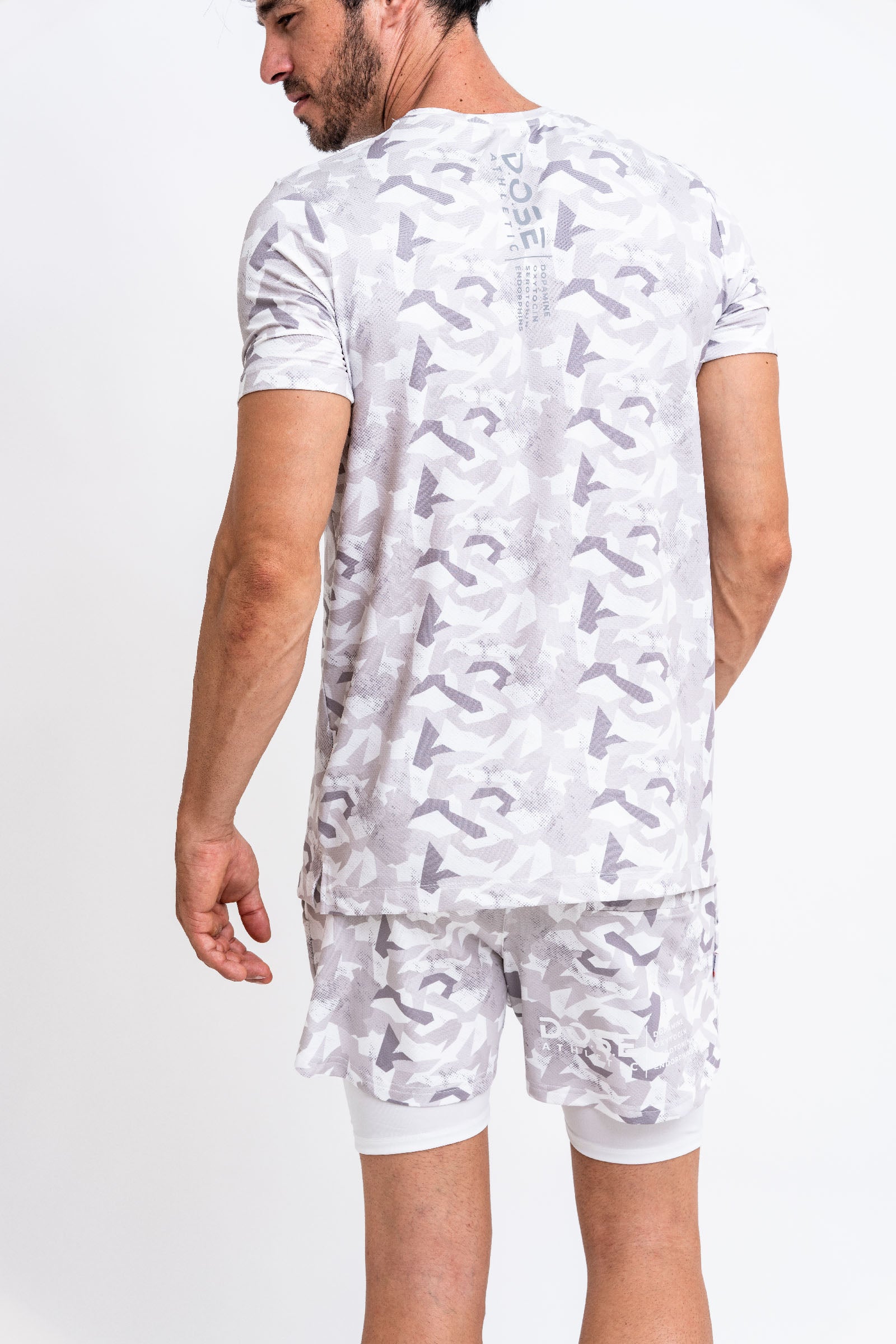 DOSE ATHLETIC Signature T-shirt Vit Camo