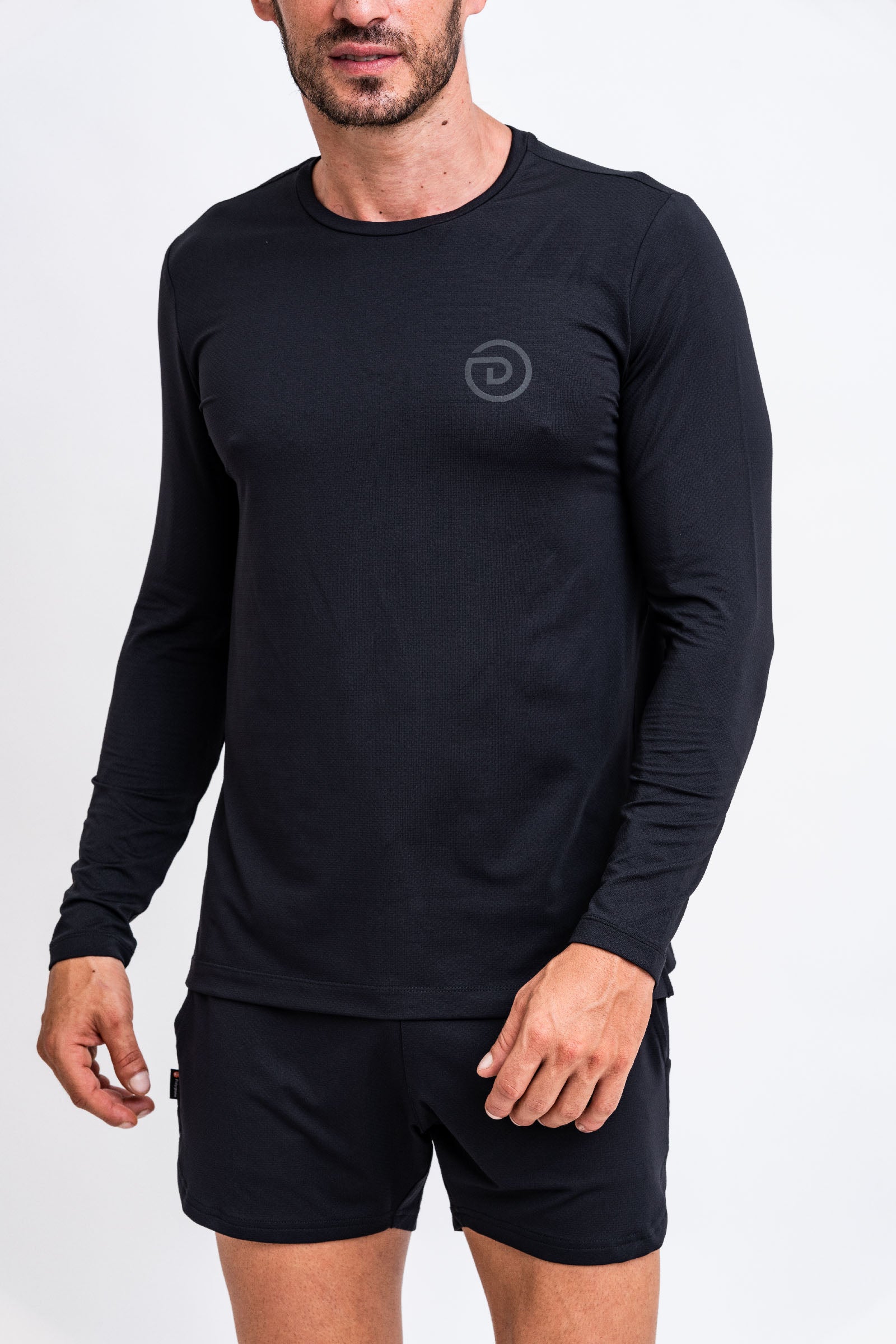 DOSE ATHLETIC Signature Långärmad T-shirt Svart