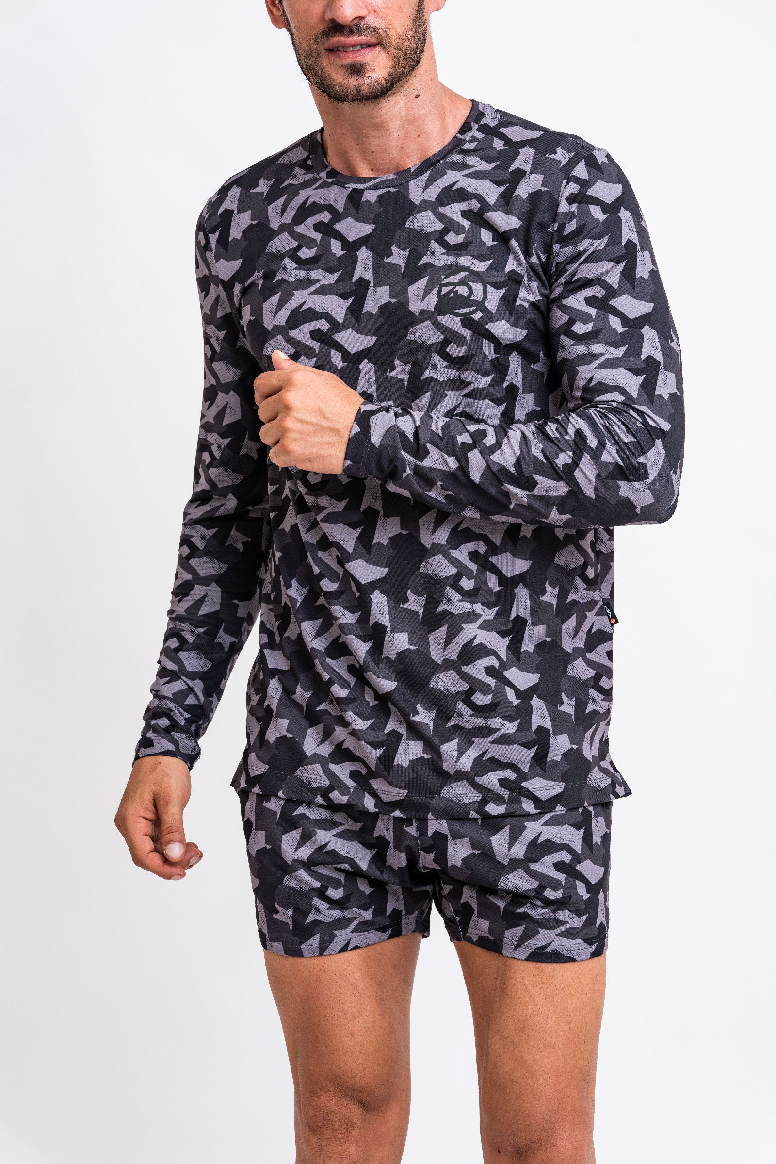 DOSE ATHLETIC Signature Långärmad T-shirt Svart Camo