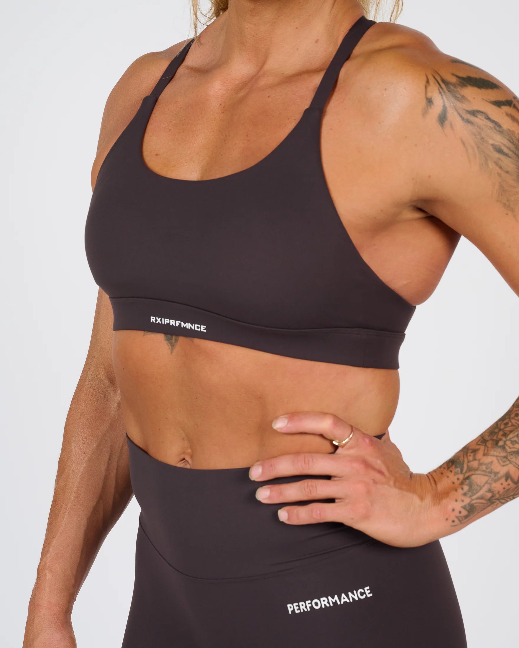 RX Performance Isabel Sport Bra Ash Brown RX Performance