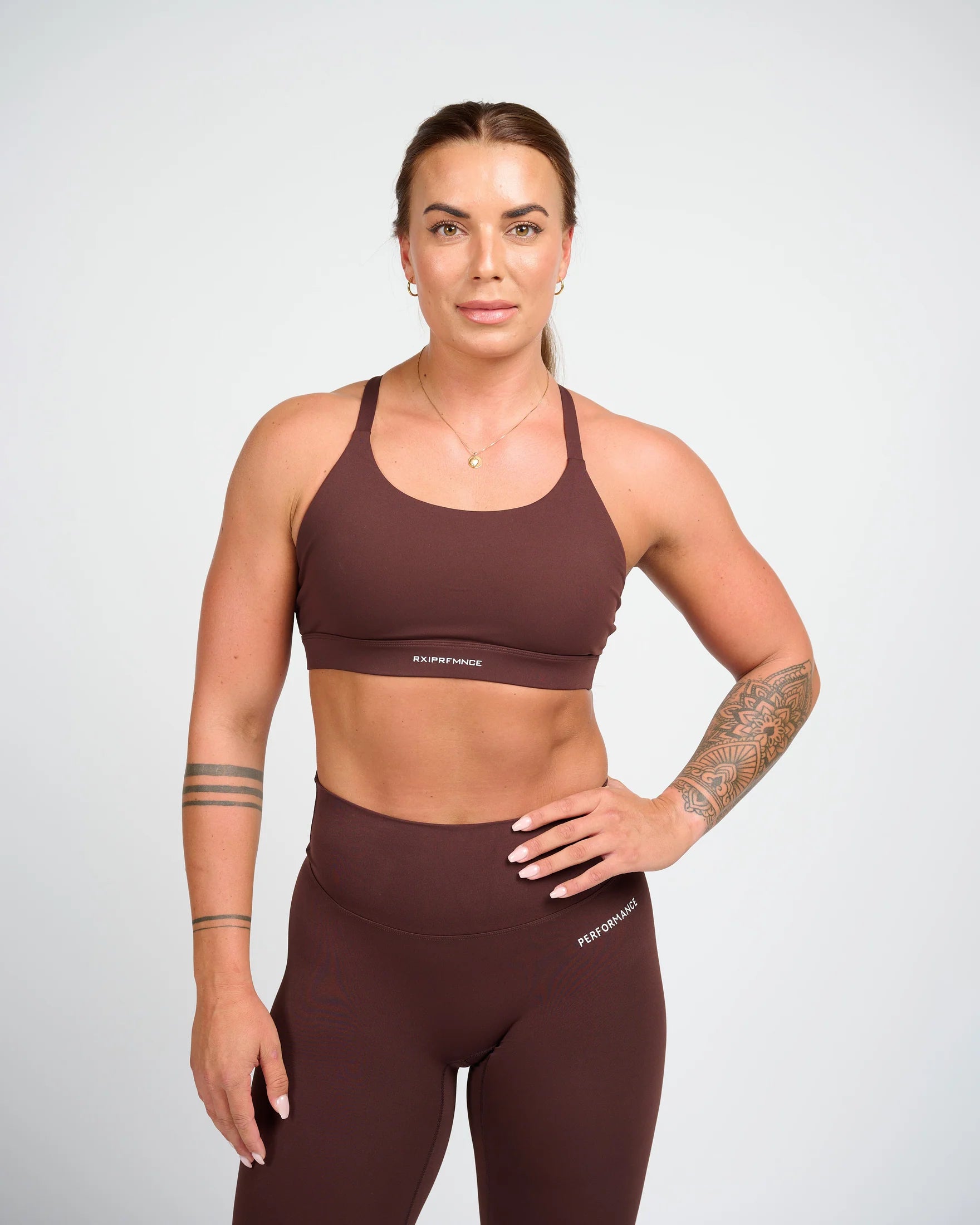 RX Performance Isabel Sport Bra Cherry Brown RX Performance