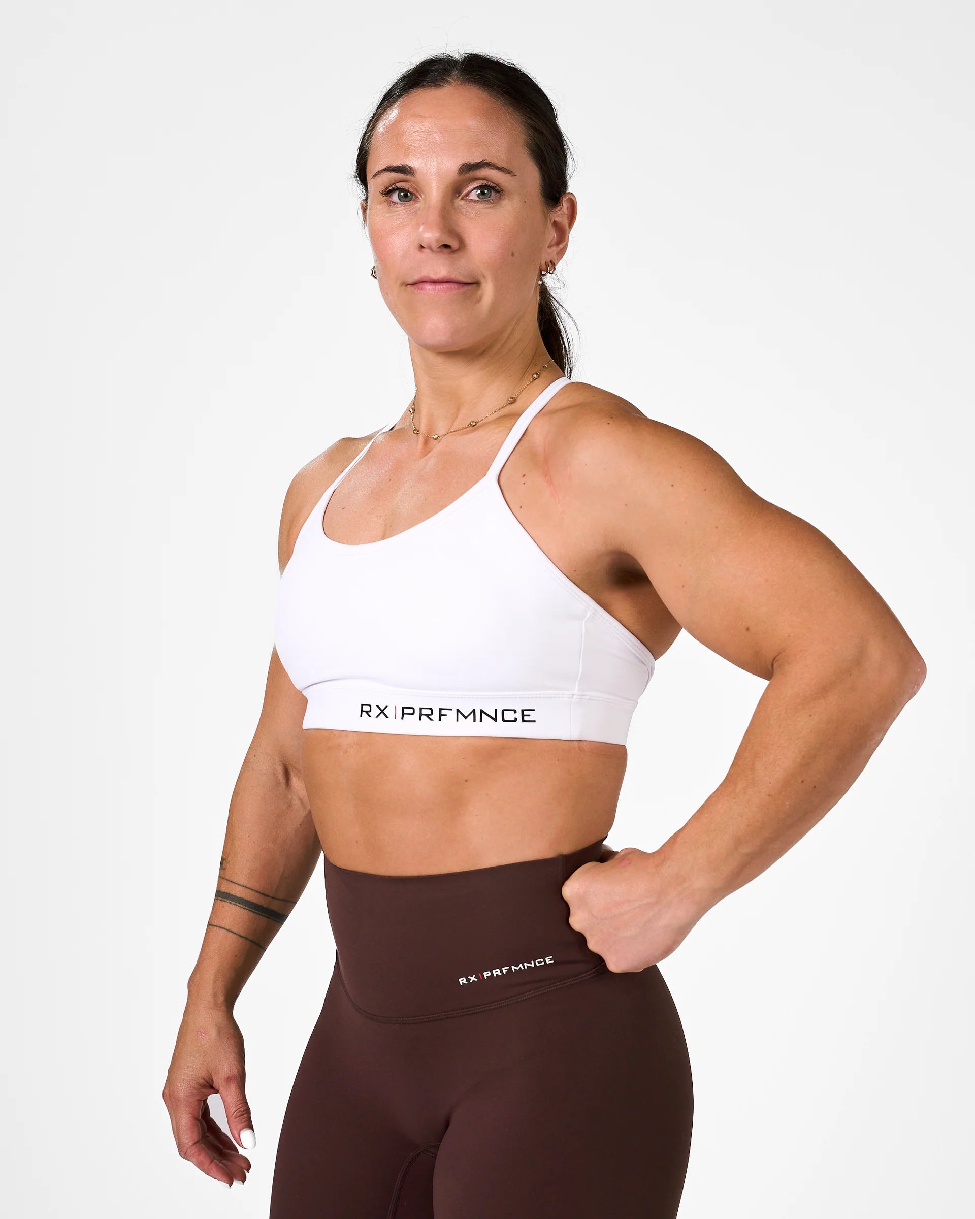 RX Performance Barbara Sport Bra White