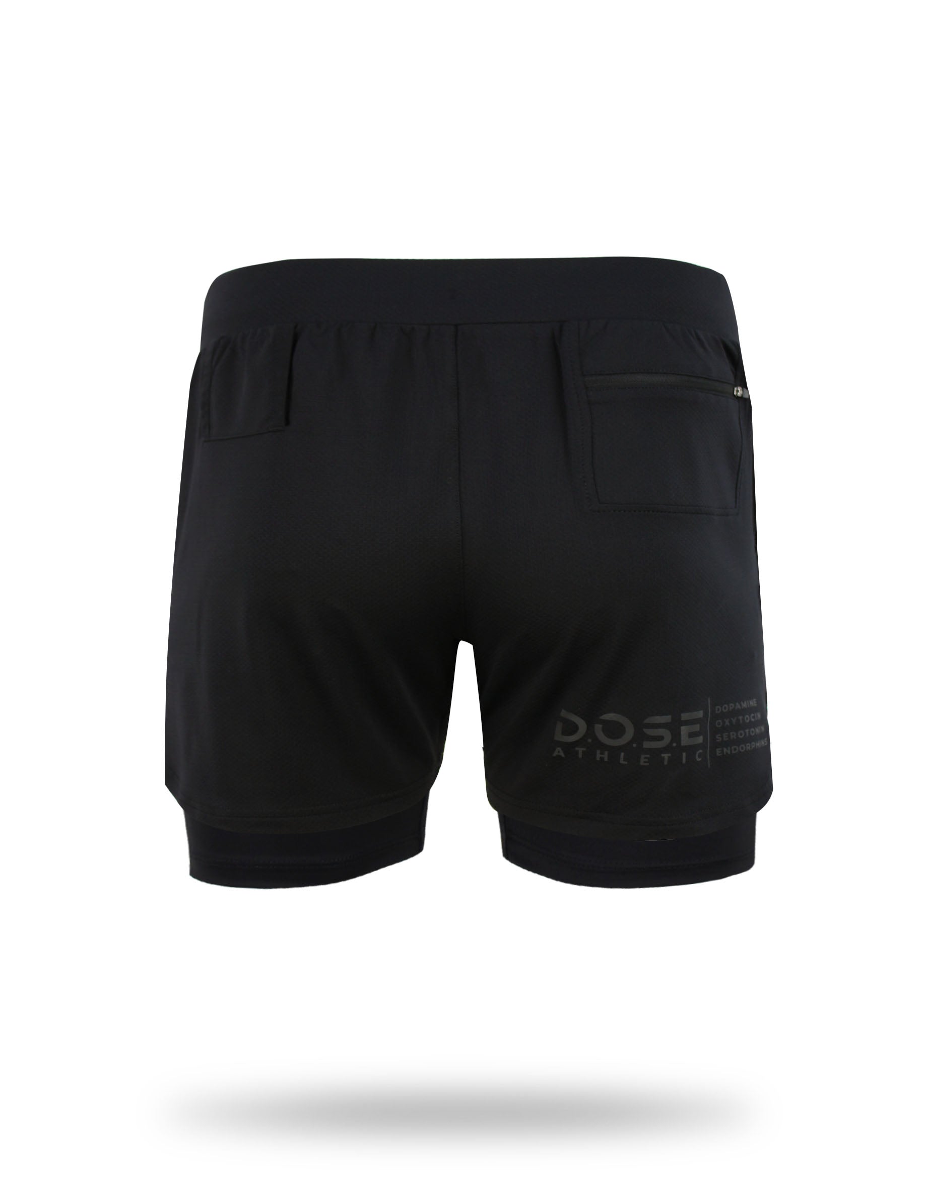 DOSE ATHLETIC 5"Liner Shorts Svart