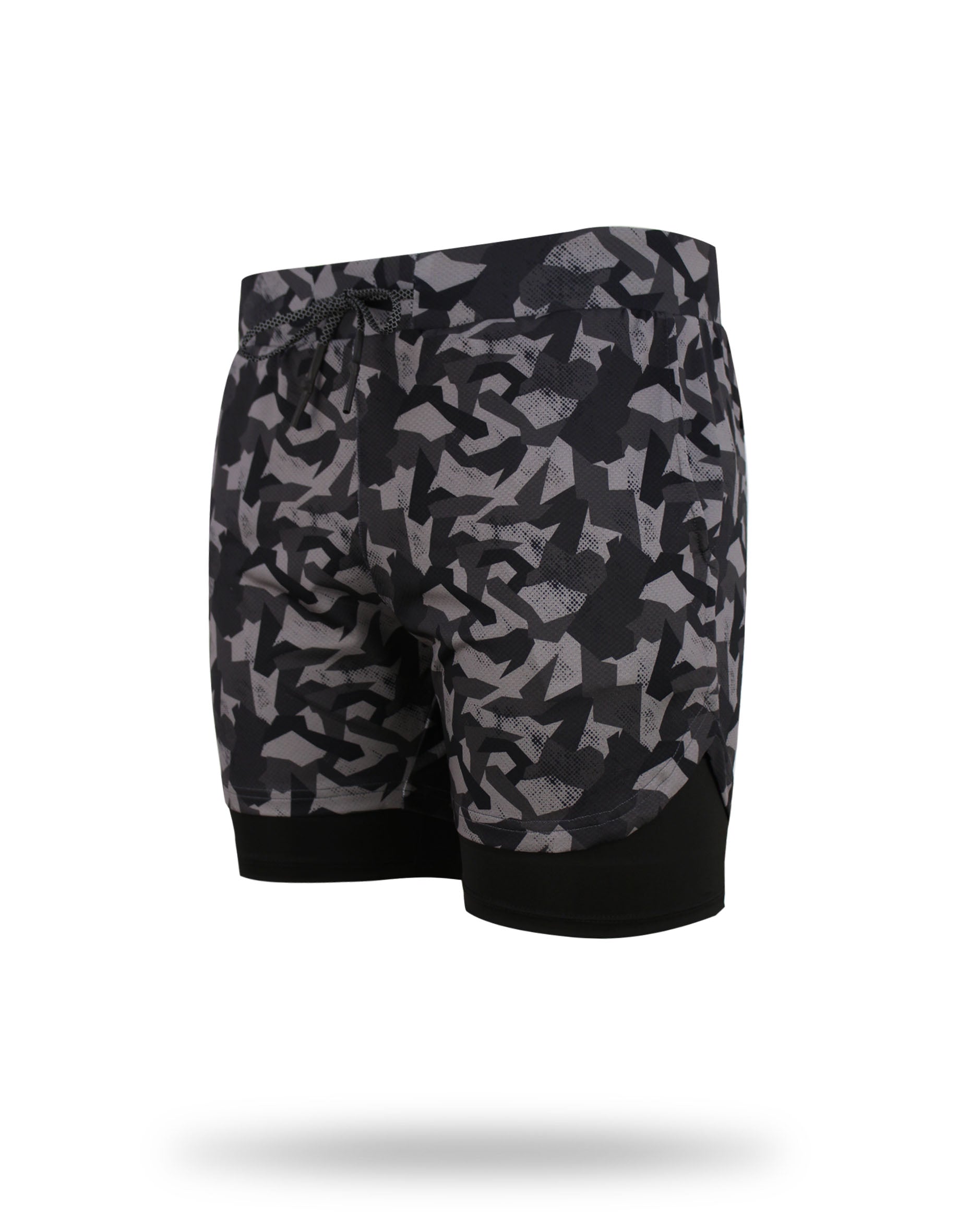 DOSE ATHLETIC 5"Liner Shorts Svart Camo