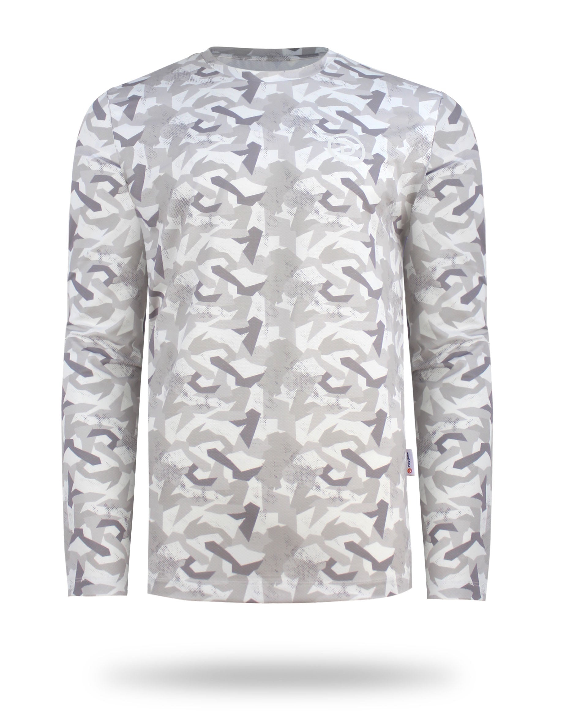 DOSE ATHLETIC Signature Långärmad T-shirt Vit Camo