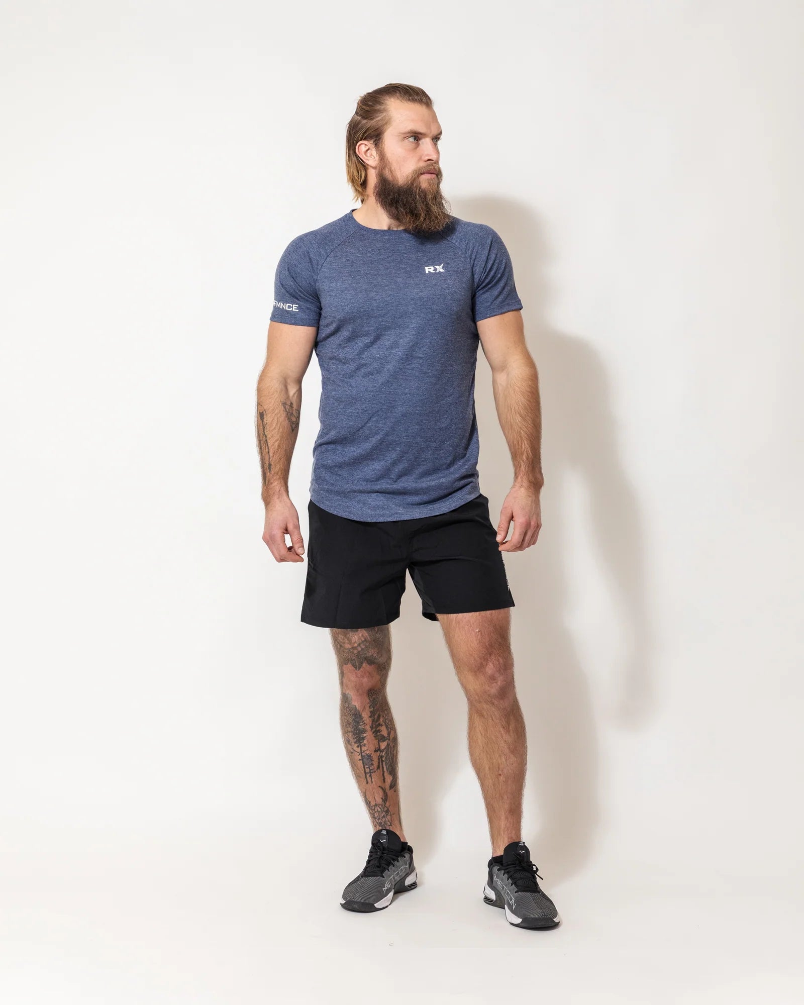 RX Performance JT T-Shirt Melange Blue RX Performance