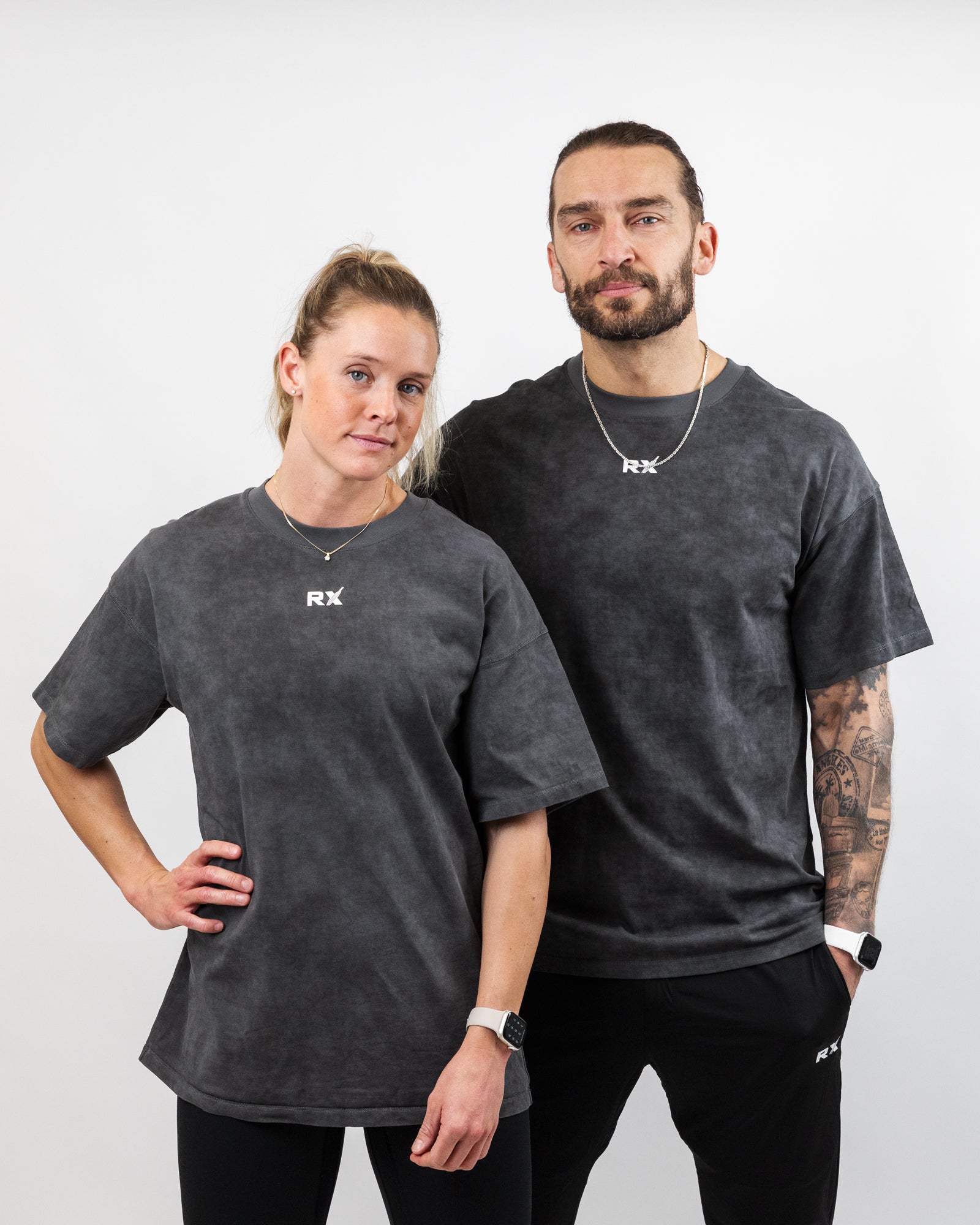 RX Performance Benchmark T-shirt Washed Granite