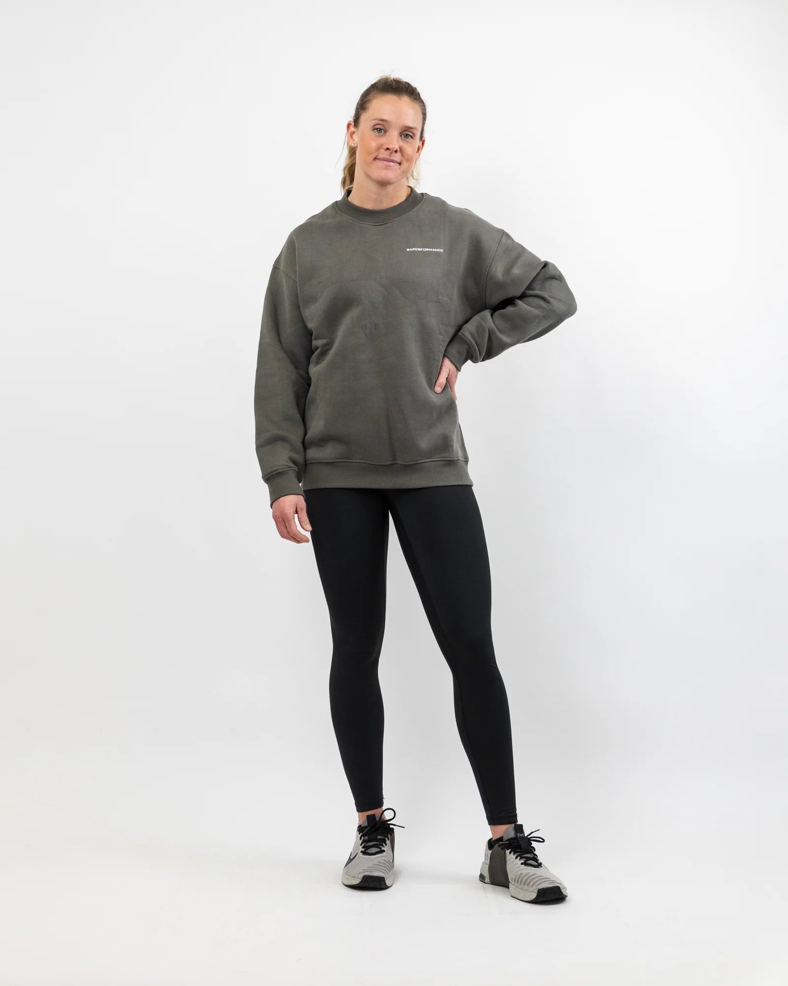 RX Performance Essential Sweatshirt Dusty Olive RX Performance