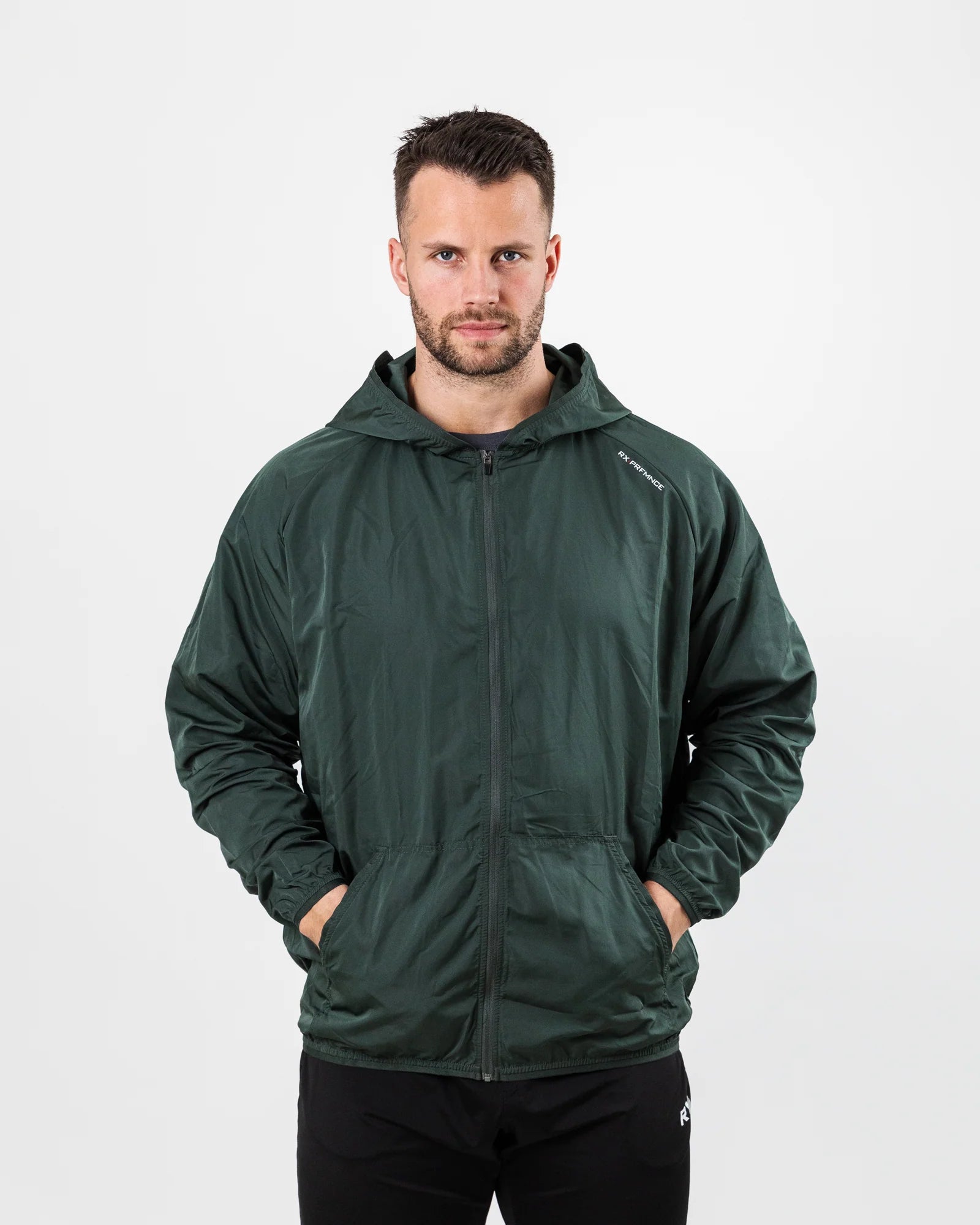 RX Performance Strike Windbreaker Jacket Emerald Green RX Performance