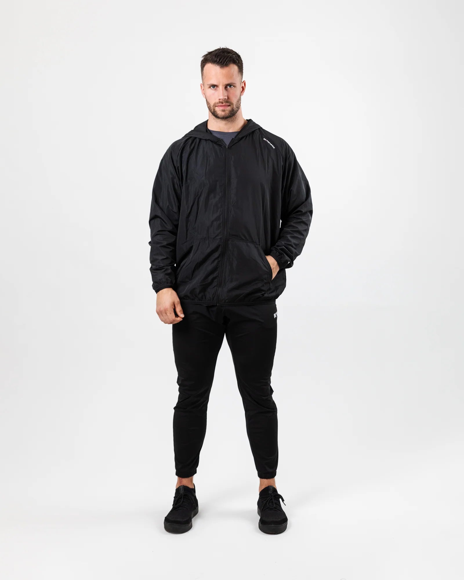 RX Performance Strike Windbreaker Jacket Black RX Performance
