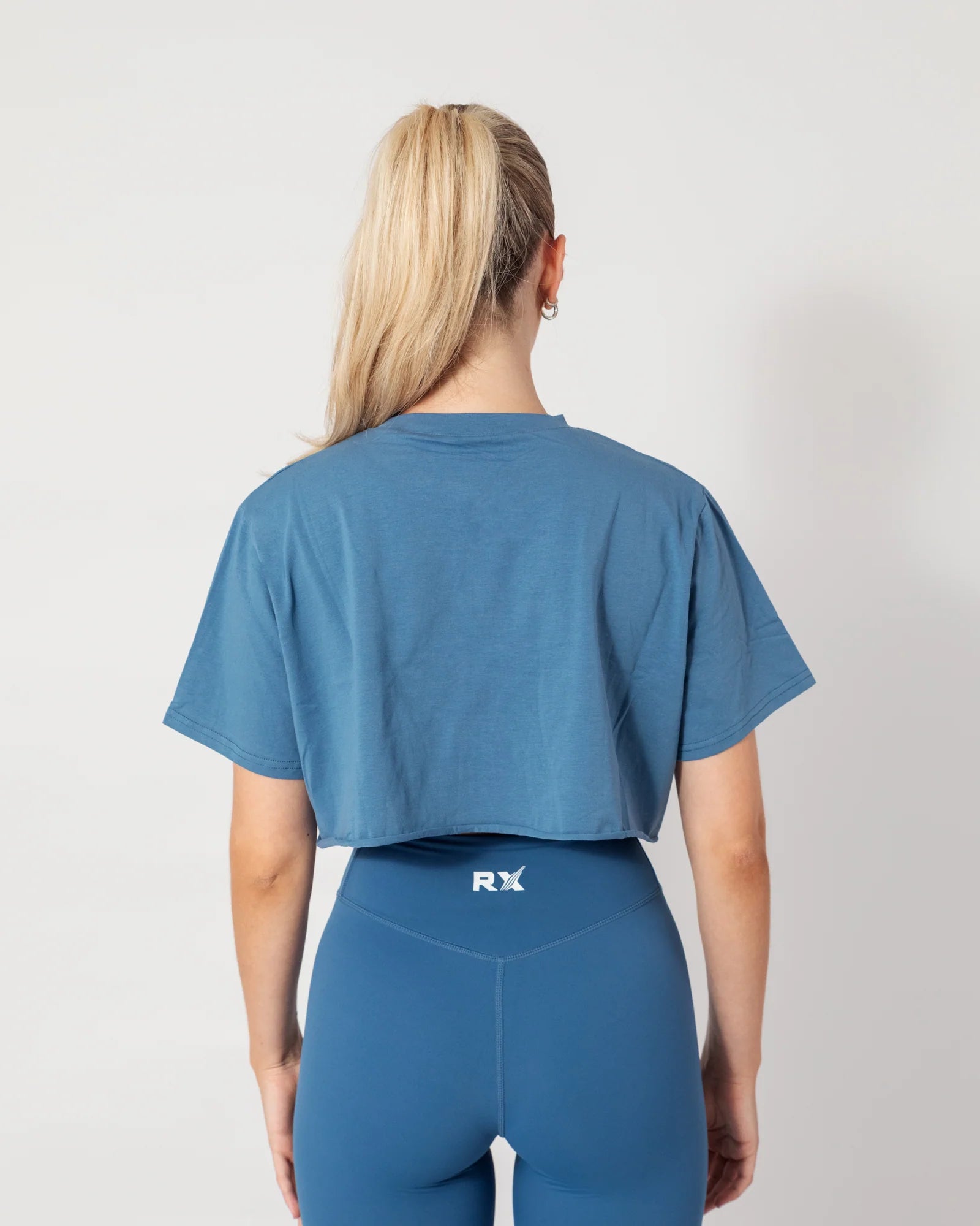 RX Performance Diane Crop Top Weavy Blue RX Performance