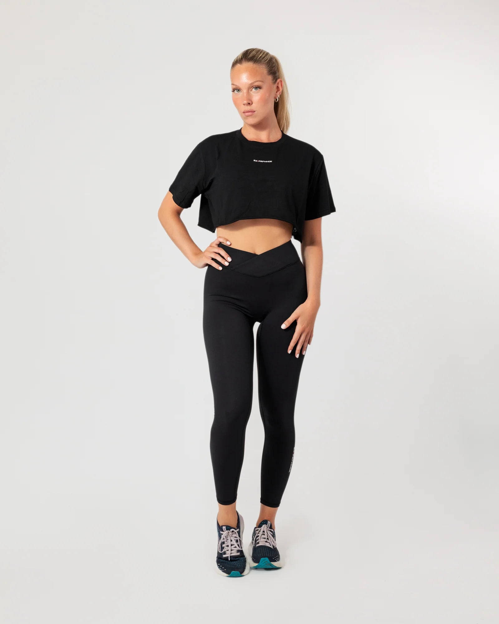RX Performance Diane Crop Top Black RX Performance