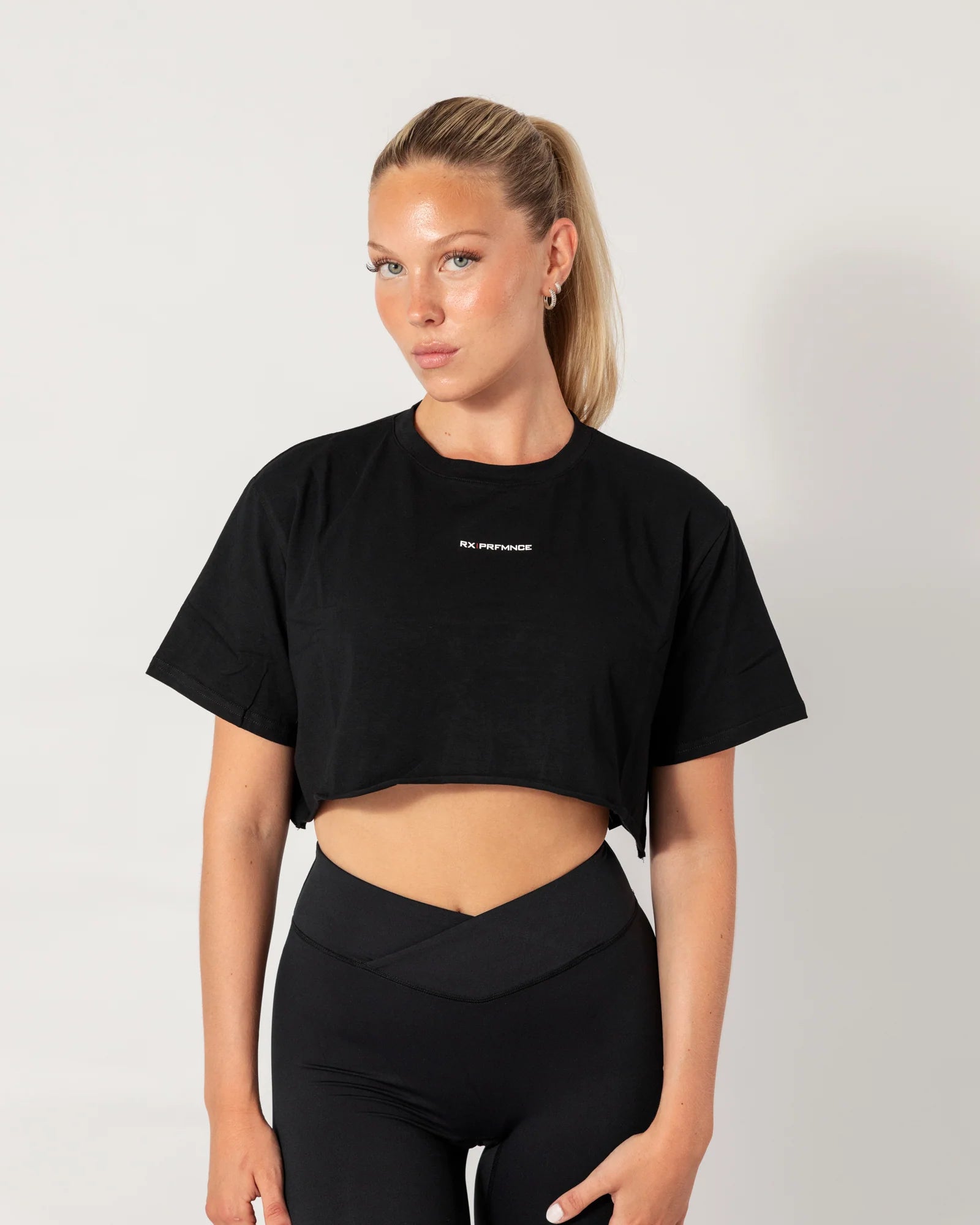 RX Performance Diane Crop Top Black RX Performance