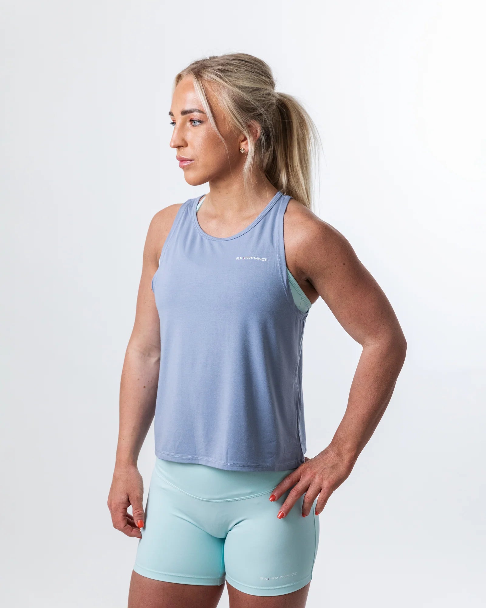 RX Performance Diane Tank Top Glacial Blue RX Performance