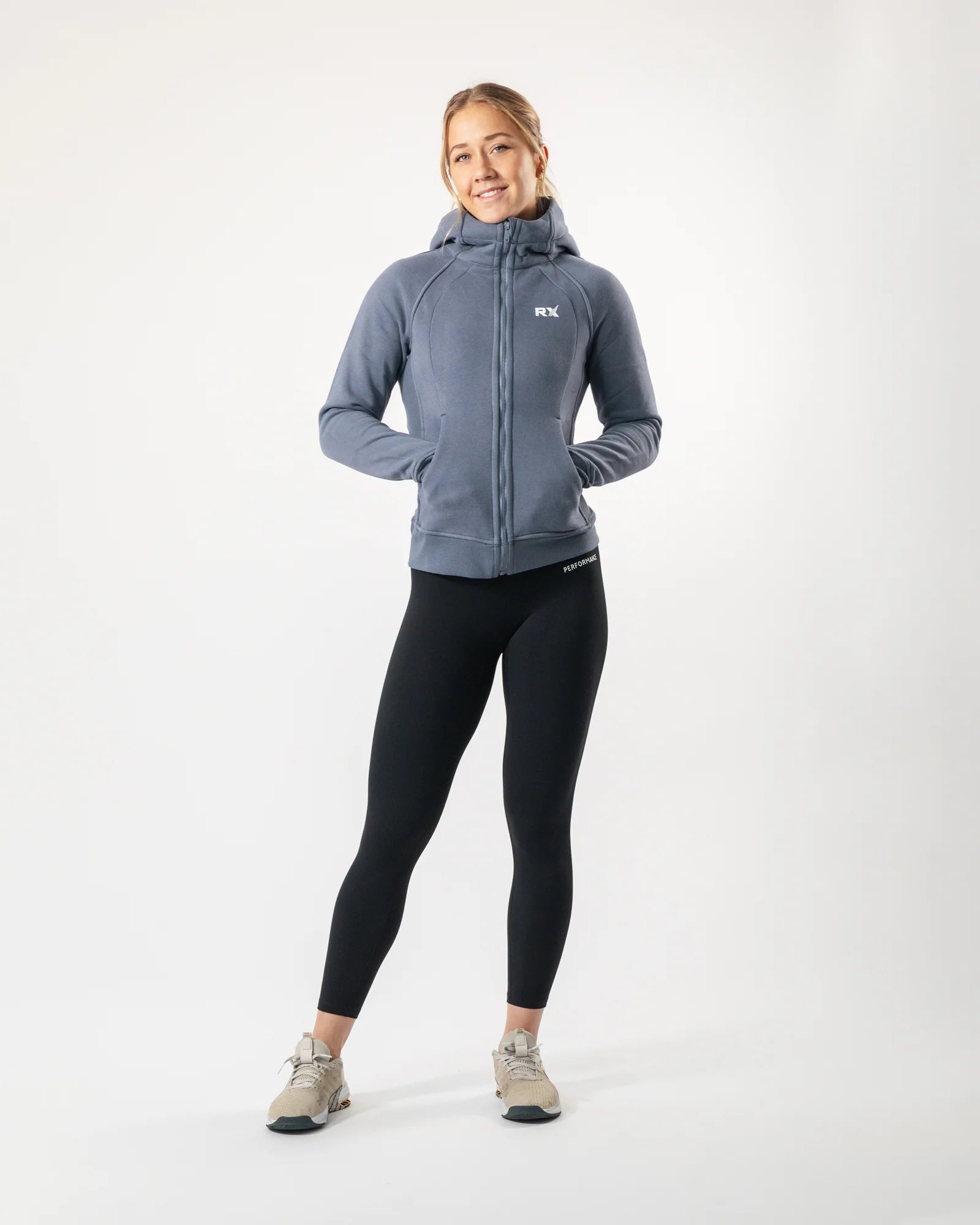 RX Performance Karen Zip Hoodie Ocean Blue RX Performance