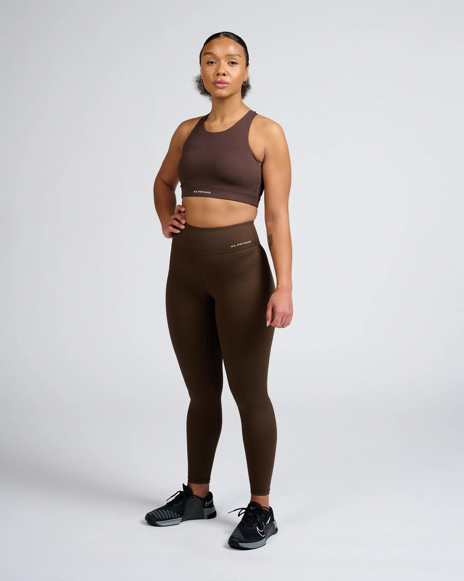 RX Performance Sport Bra Brown RX Performance