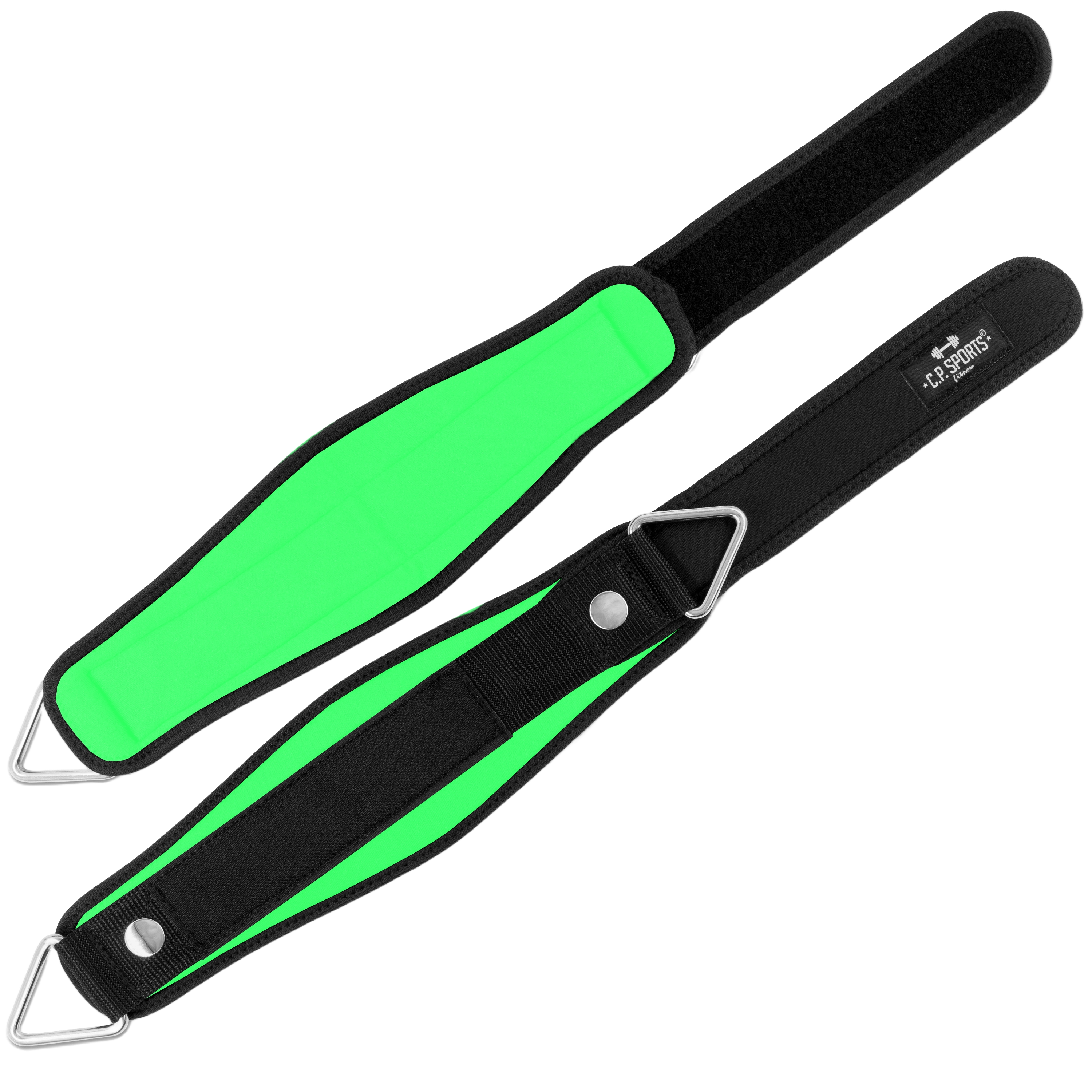 C.P. Sports Wrist & Ankle Strap Premium (par), neon green C.P. Sports