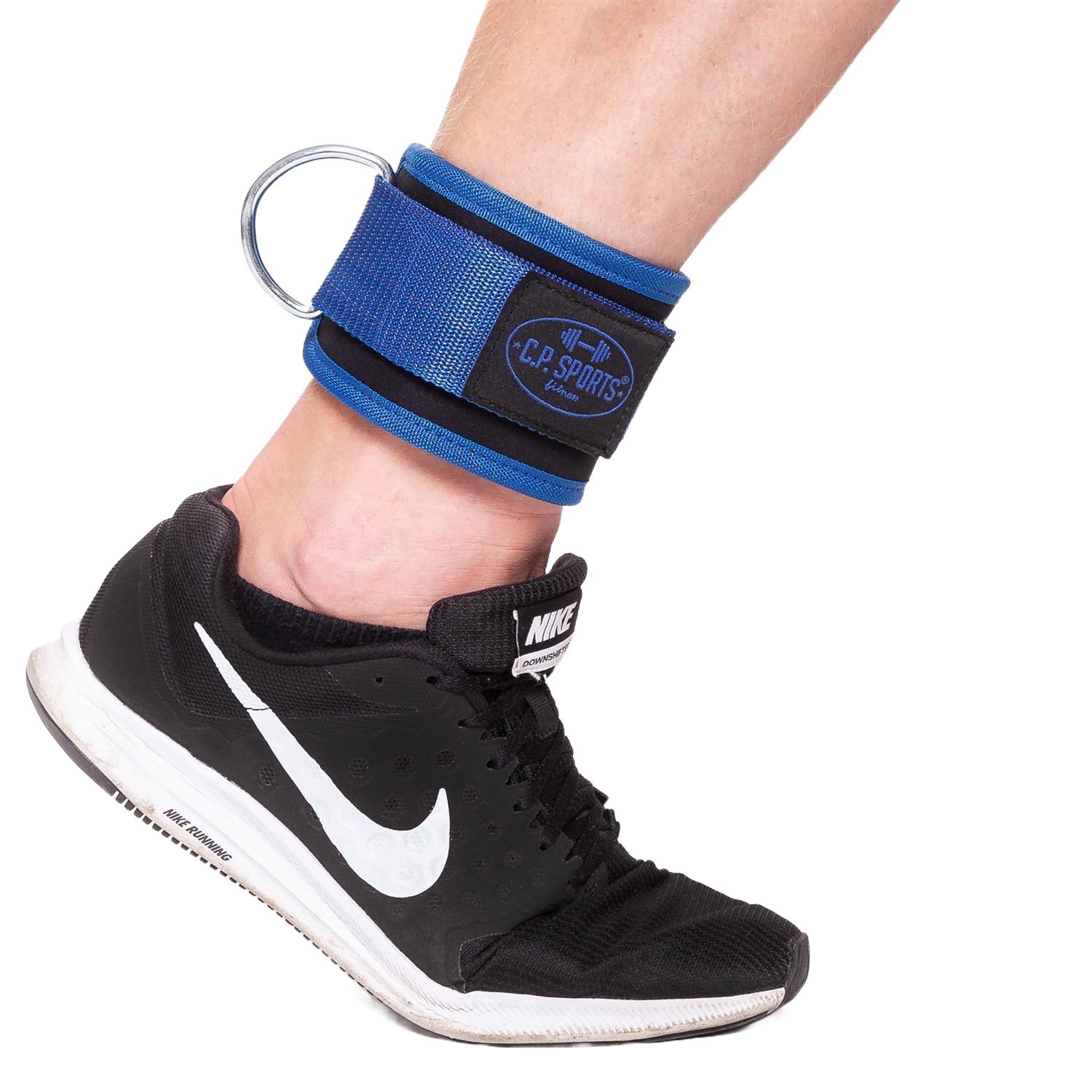 C.P. Sports Ankle Straps Premium (par), blue C.P. Sports
