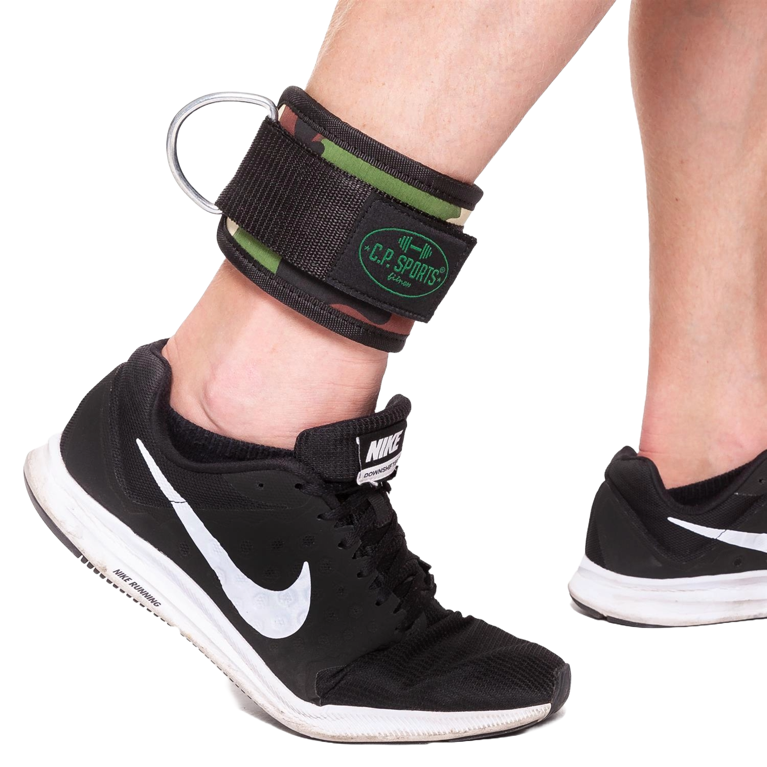 C.P. Sports Ankle Straps Premium (par), green camo C.P. Sports