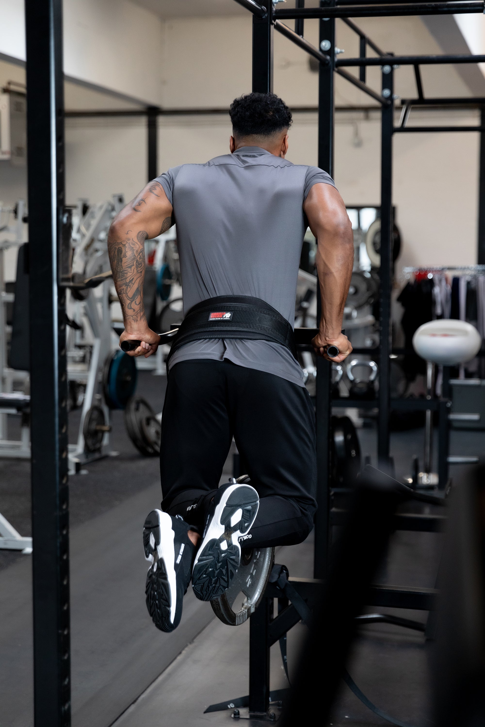 Gorilla Wear GW Nylon Dip Belt, black Gorilla Wear