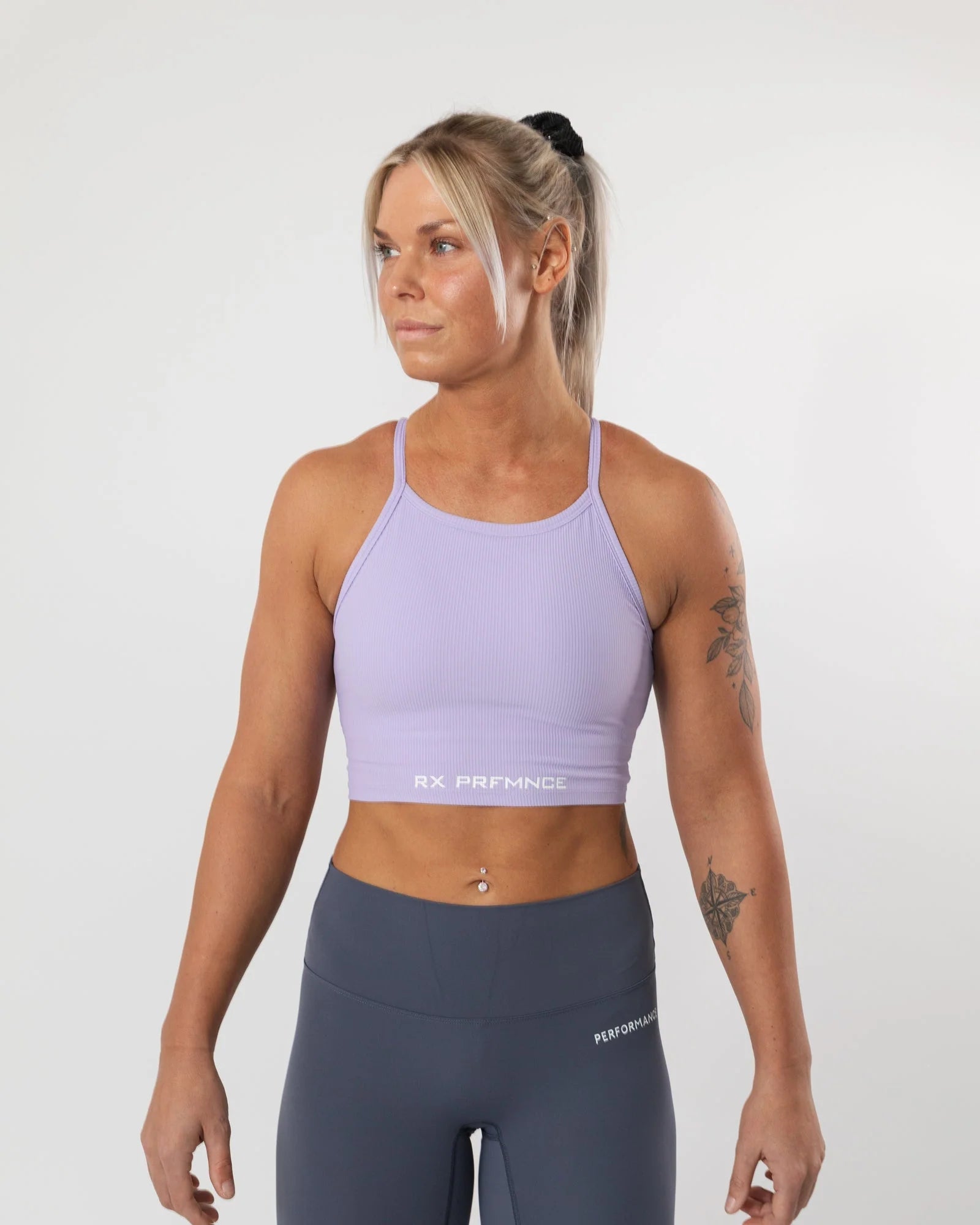 RX Performance Annie Crop Top Purple RX Performance