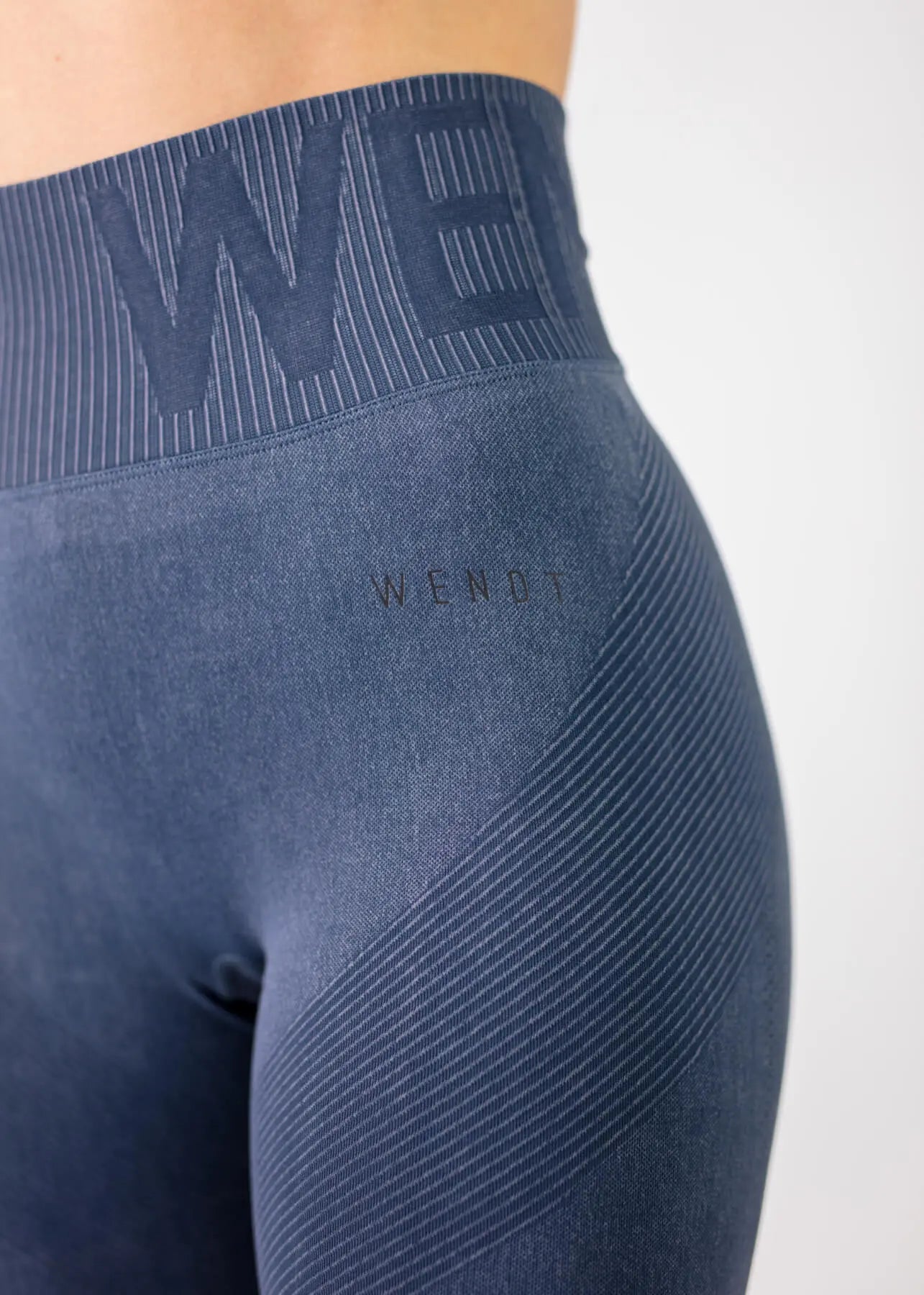 Wendt Washed Seamless Tights Blå Wendt