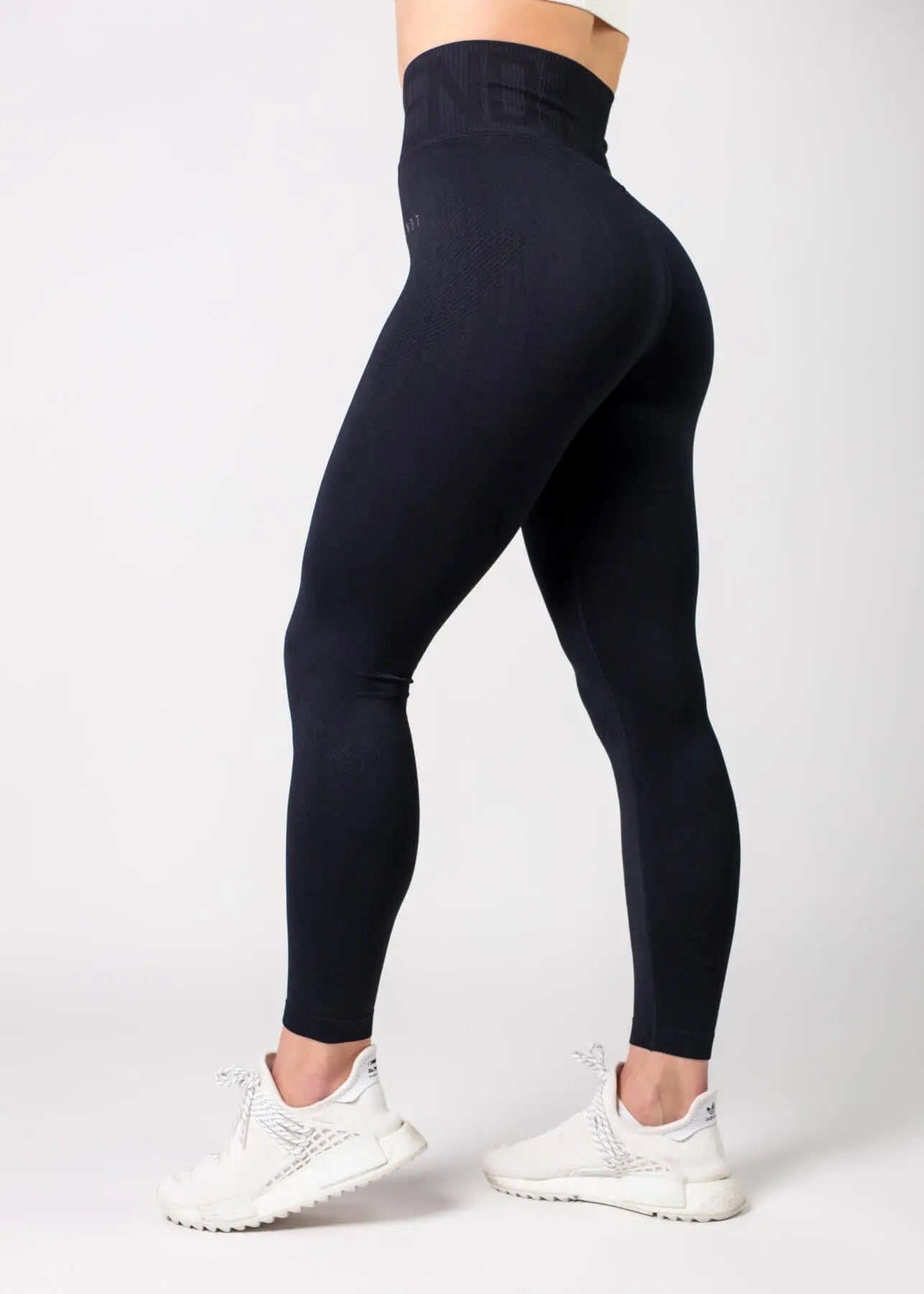 Wendt Washed Seamless Tights Svart Wendt