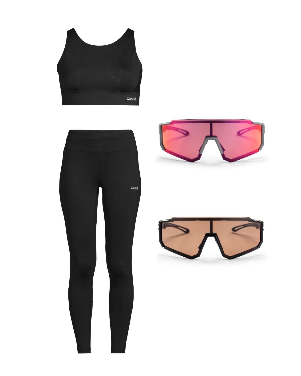 Casall & CHPO Träningspaket – Sport-BH, Tights & 2x Solglasögon