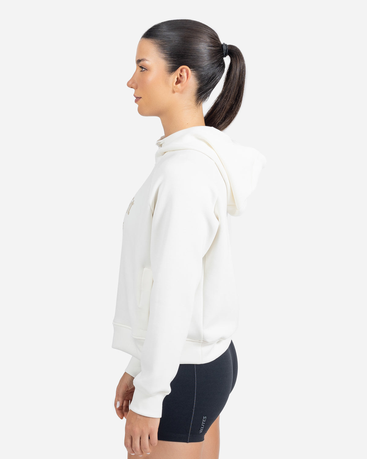 Velites CrossFit® Crop Hoodie Holo Pearl