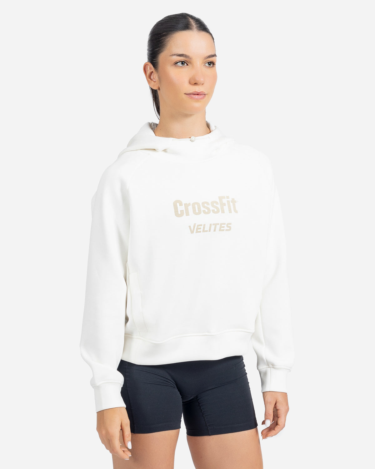 Velites CrossFit® Crop Hoodie Holo Pearl