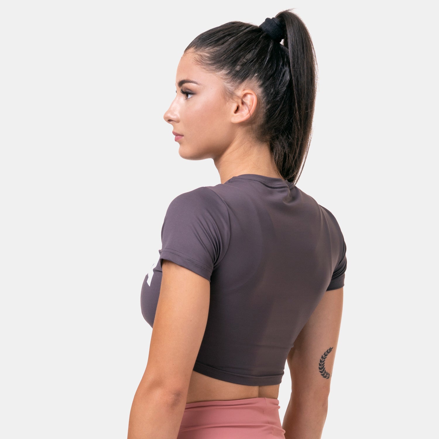 NEBBIA Sporty Crop Top, marron NEBBIA
