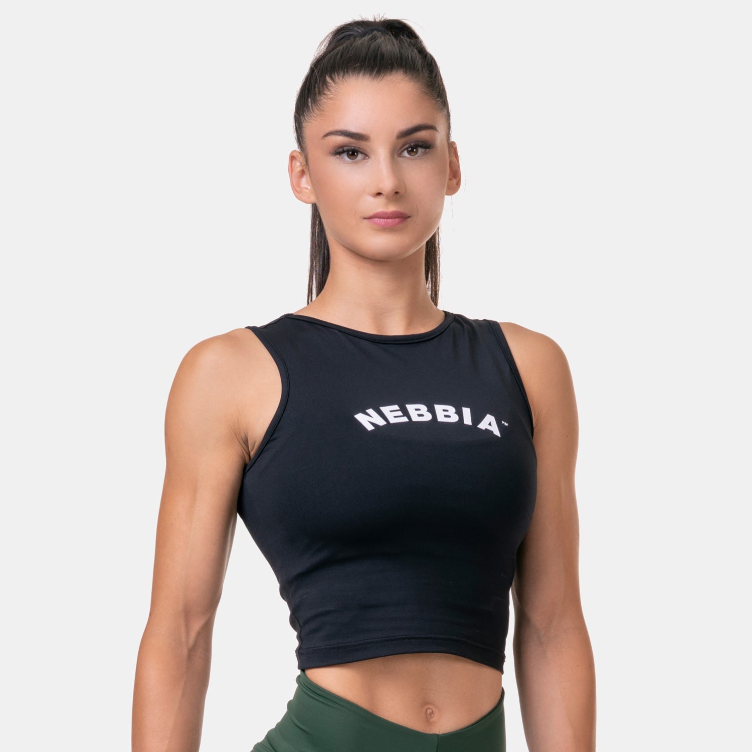 NEBBIA Fit & Sporty Tank Top, black NEBBIA