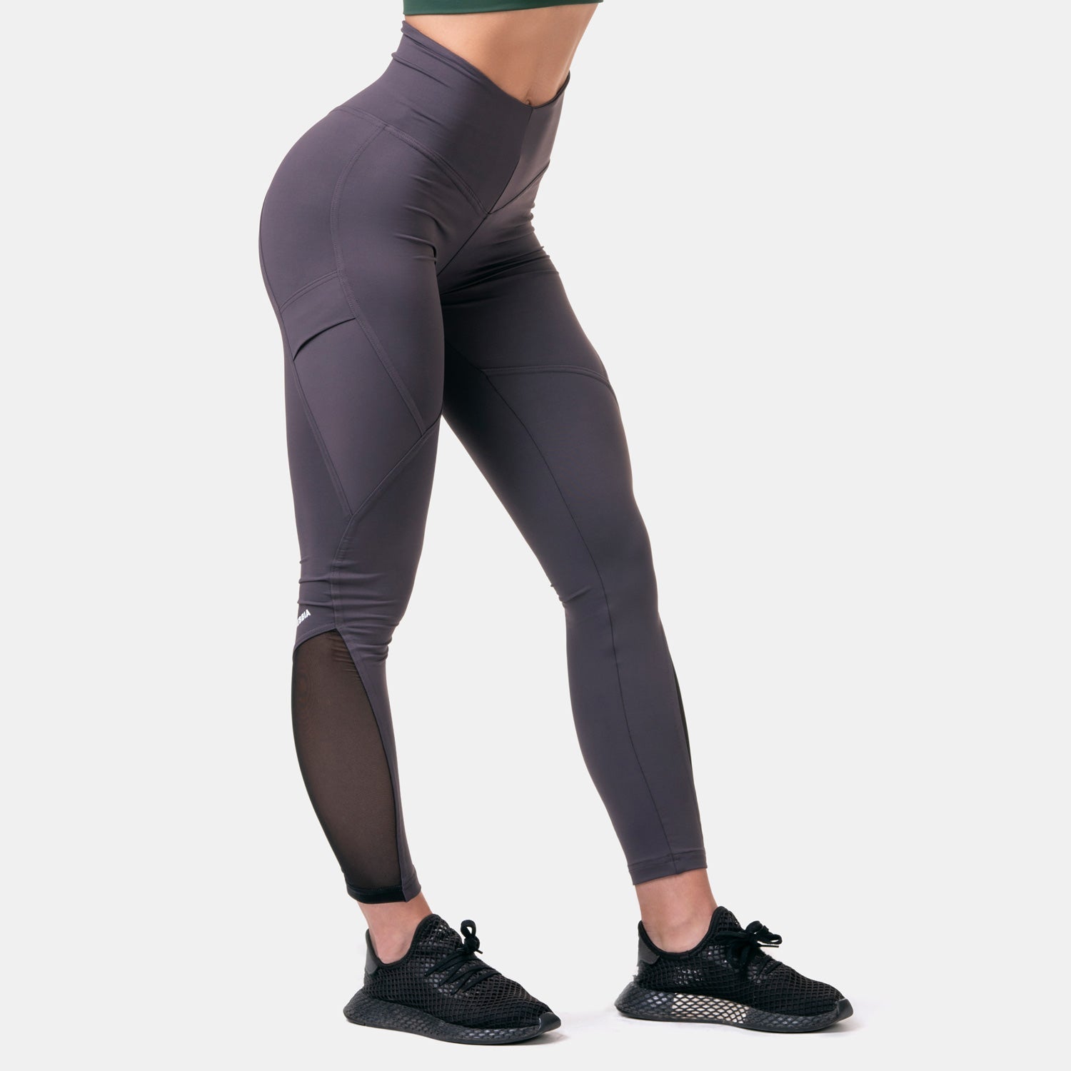 NEBBIA Fit & Smart High Waist Tights, marron NEBBIA