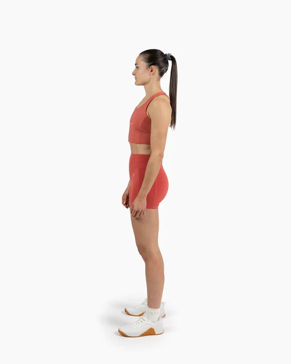 Velites Legging Short Holo Röd